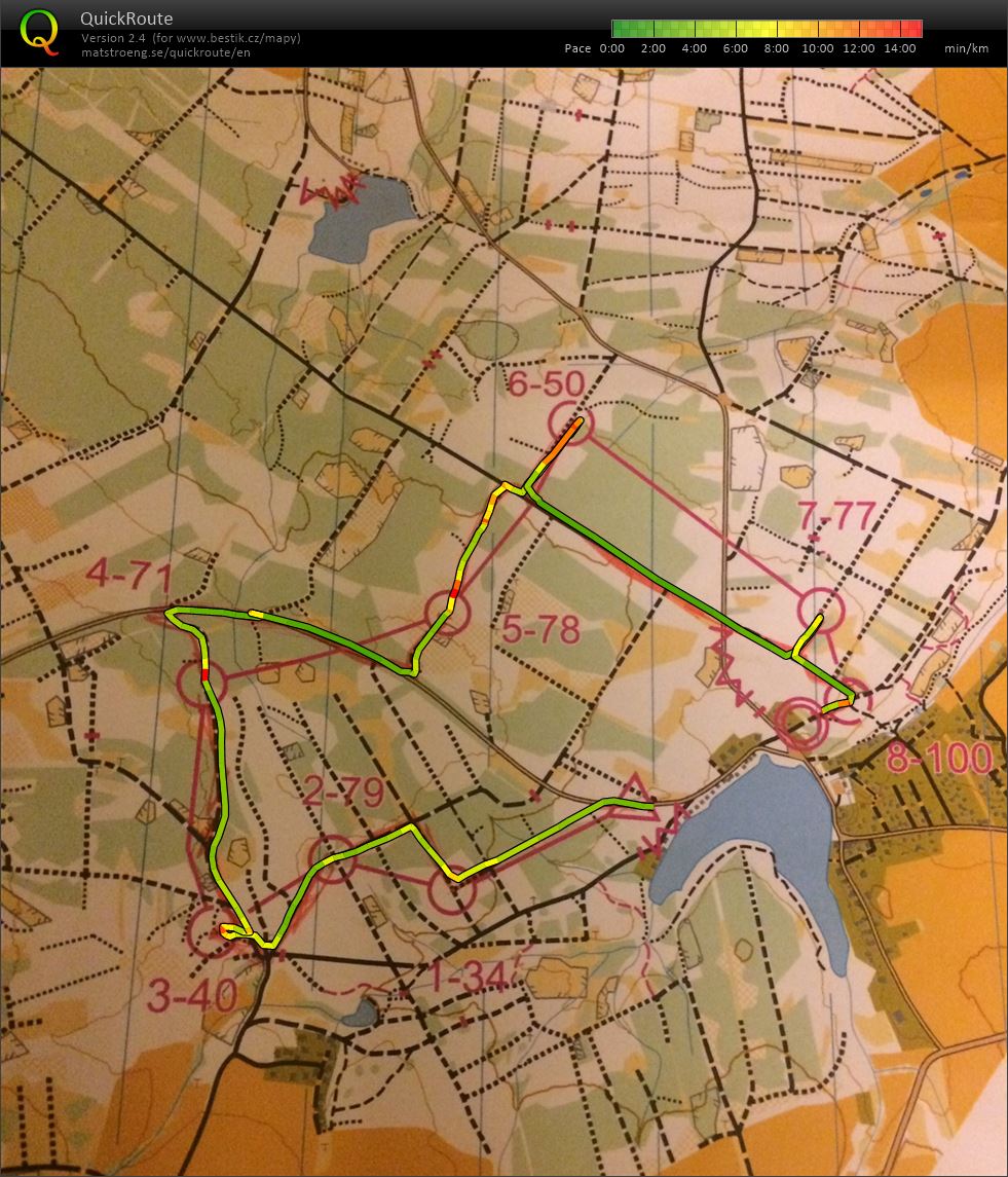 MTBO Vidlák – middle (14.10.2017)