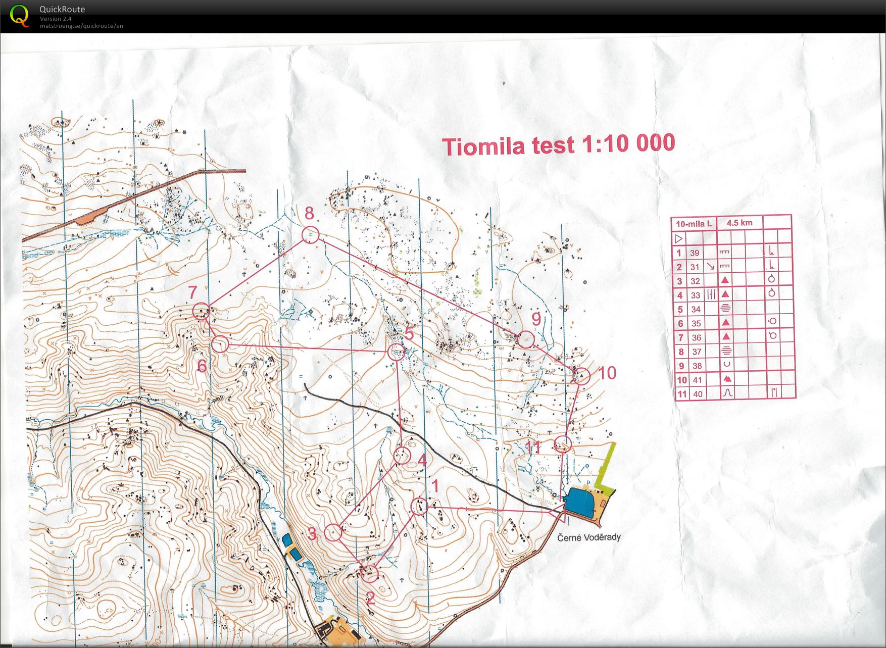 Minisoustředění Tiomila test (15.04.2018)