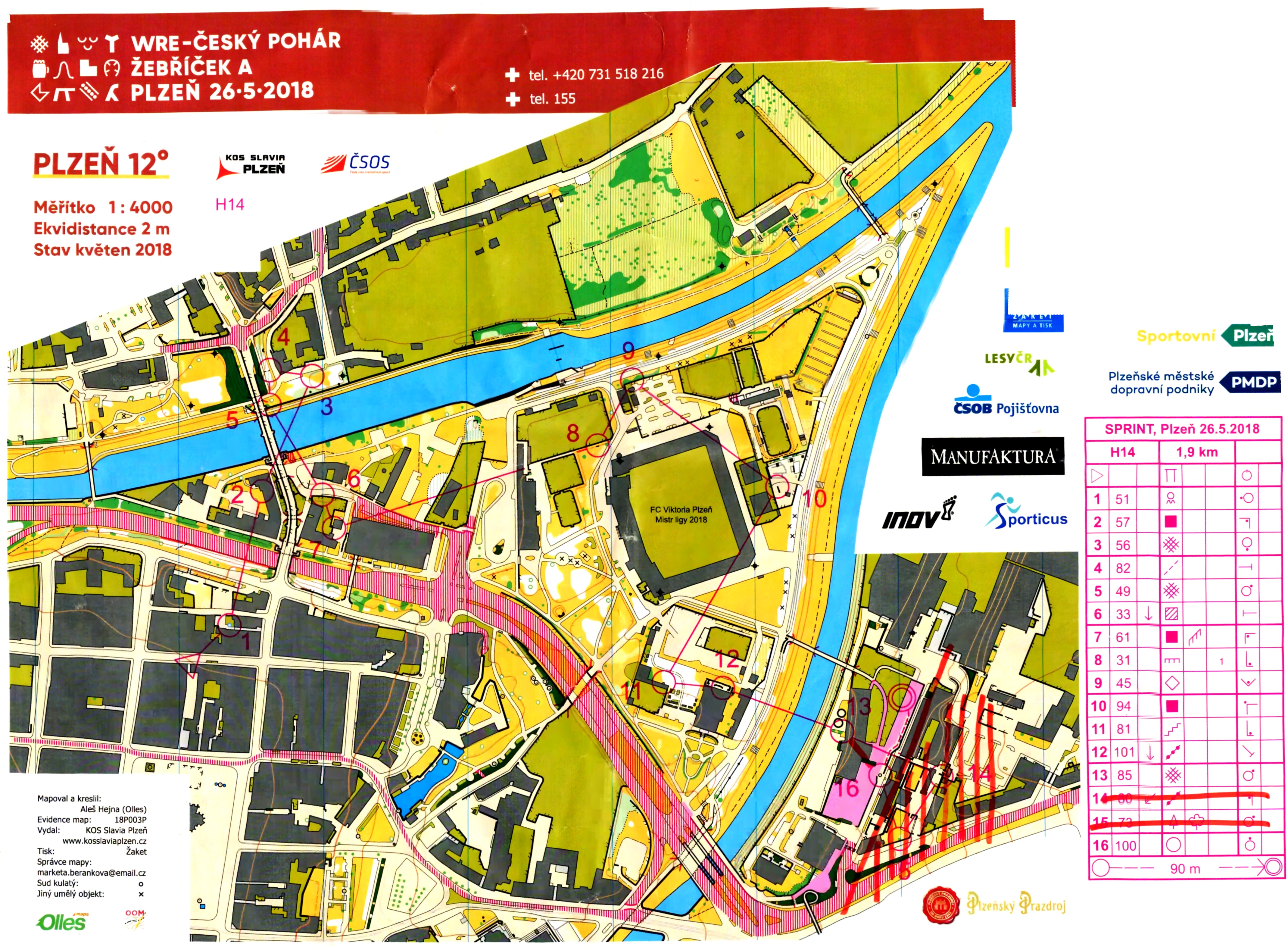 Vyzývací pohár - sprint (26.05.2018)