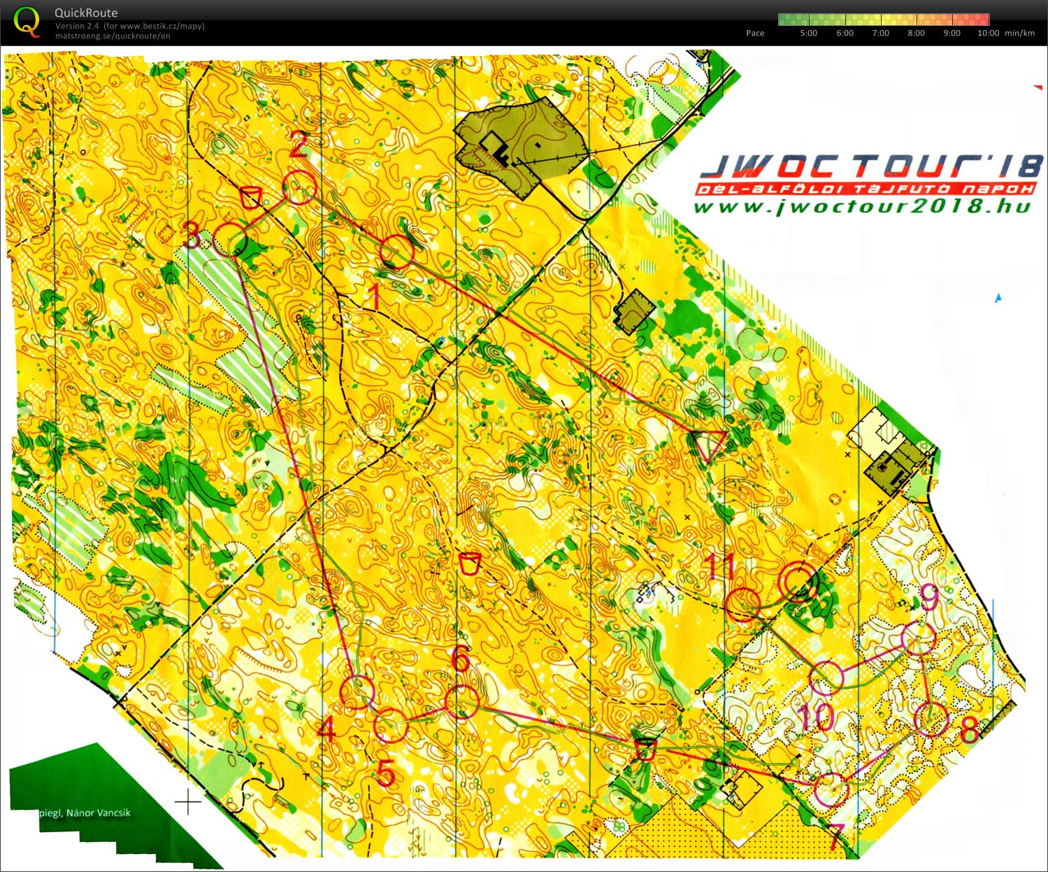 JWOC Tour 2018 - 1.etapa (10.07.2018)