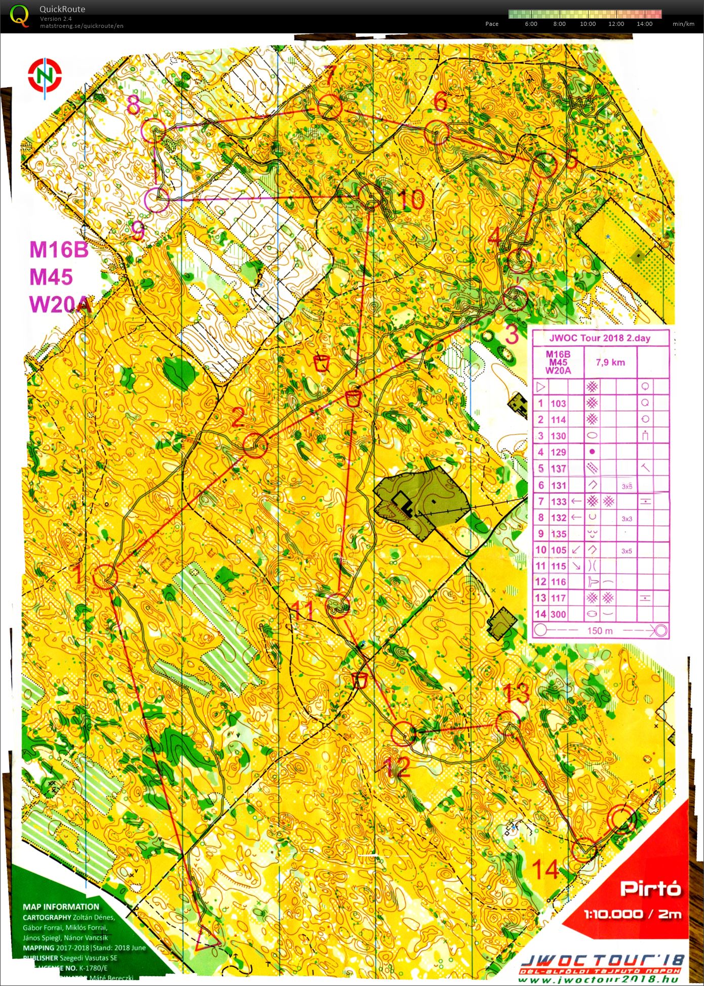 JWOC tour 2.etapa (11.07.2018)