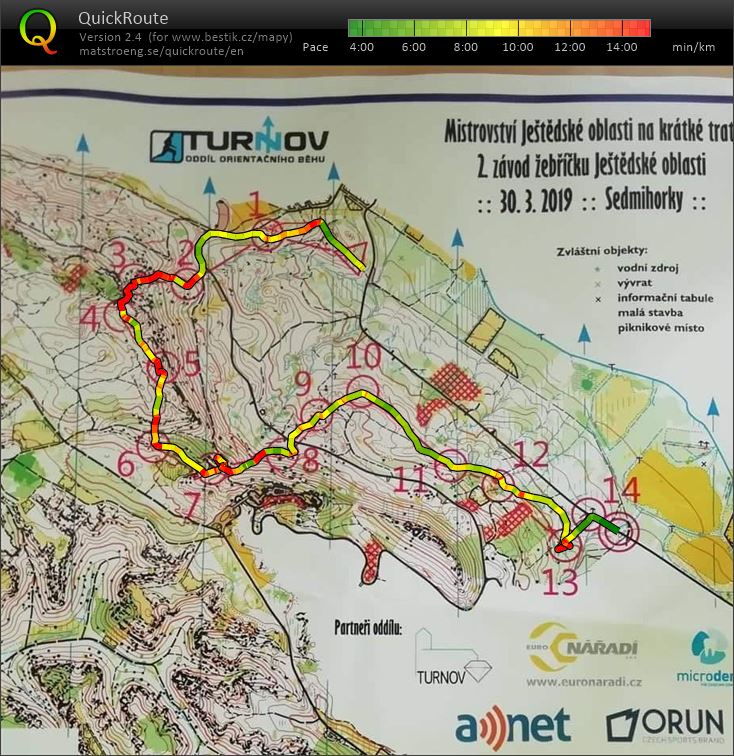 Mistrovství JO na krátké trati Valdštejn (30.03.2019)