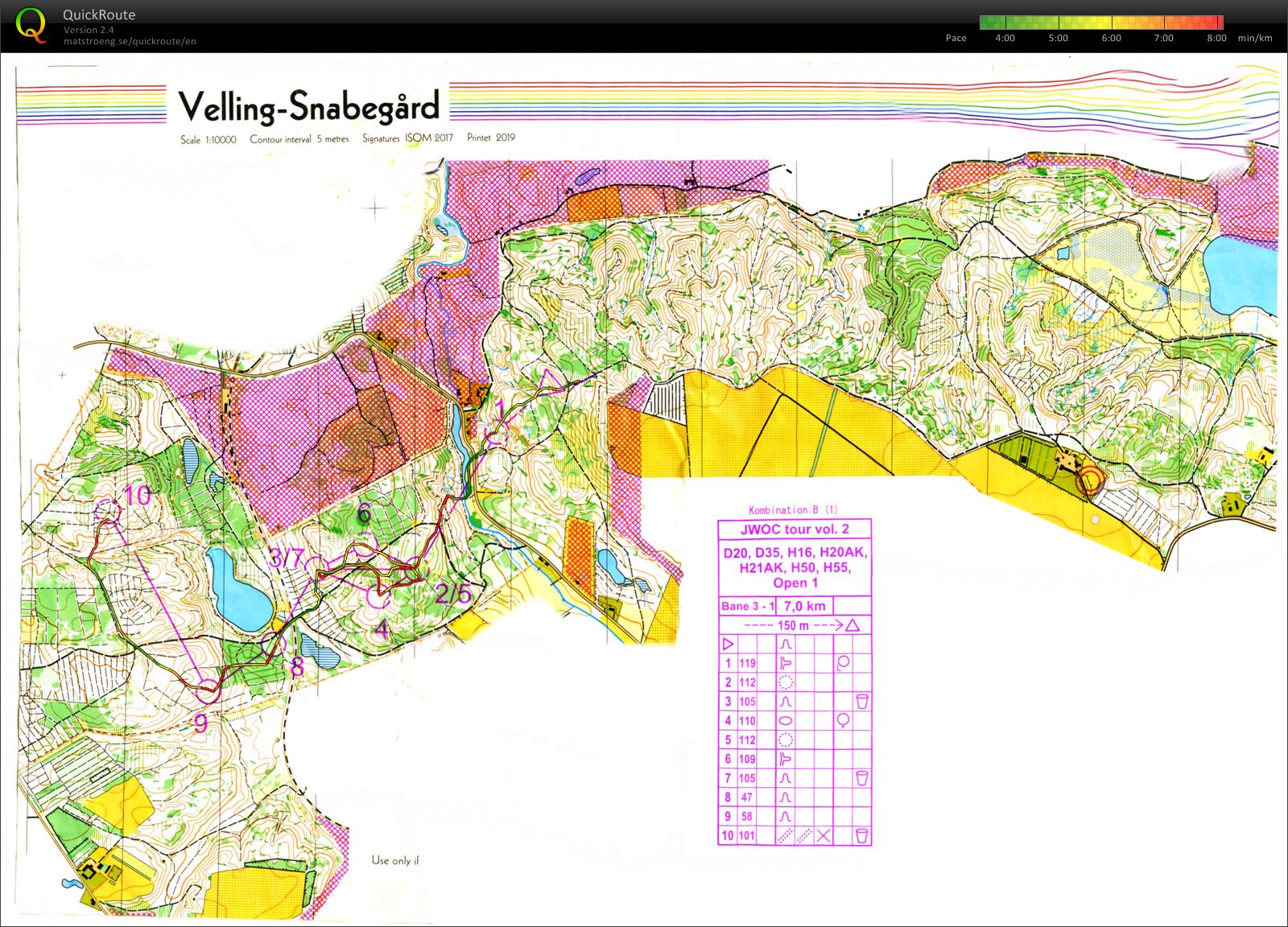 JWOC Tour E1 1/2 (08.07.2019)