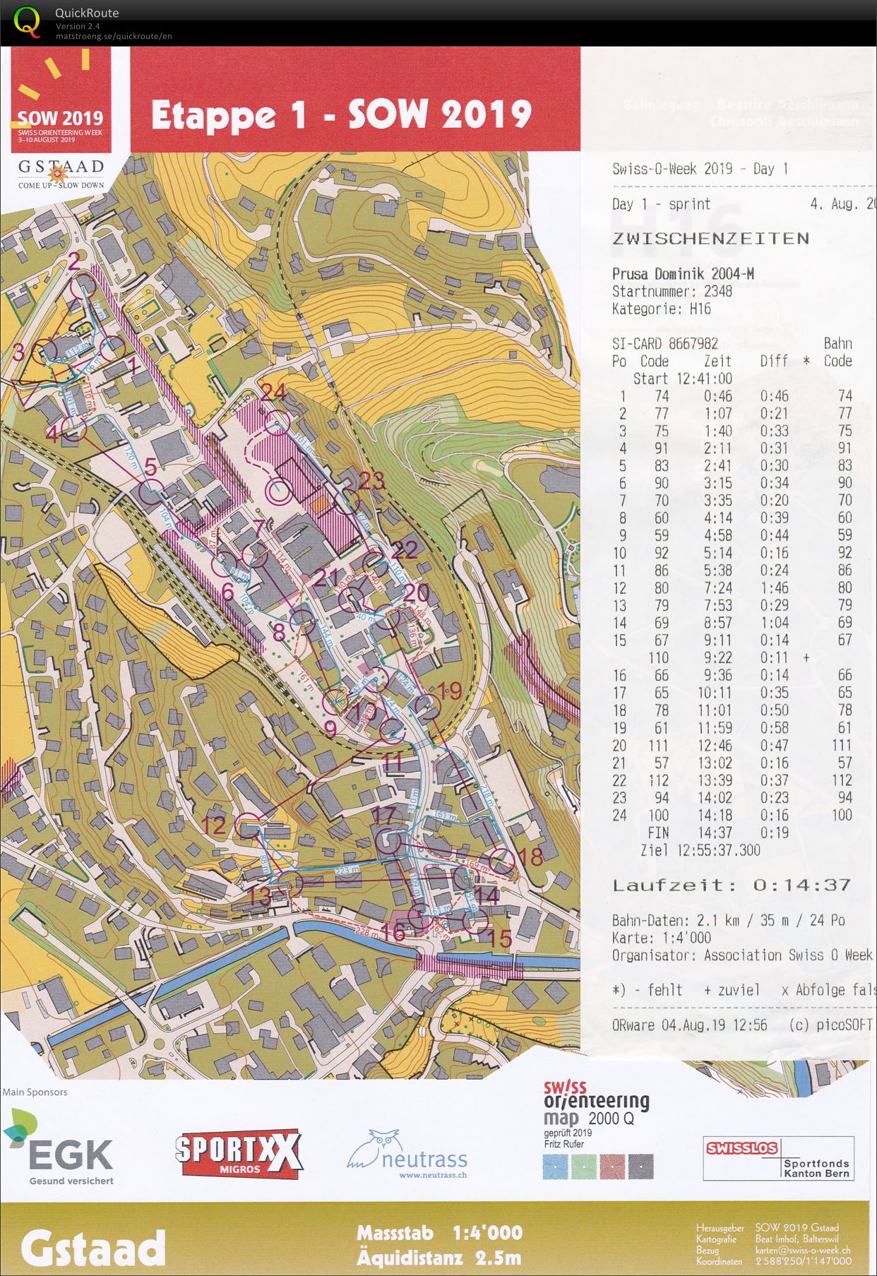 SOW E1 - Sprint (04.08.2019)