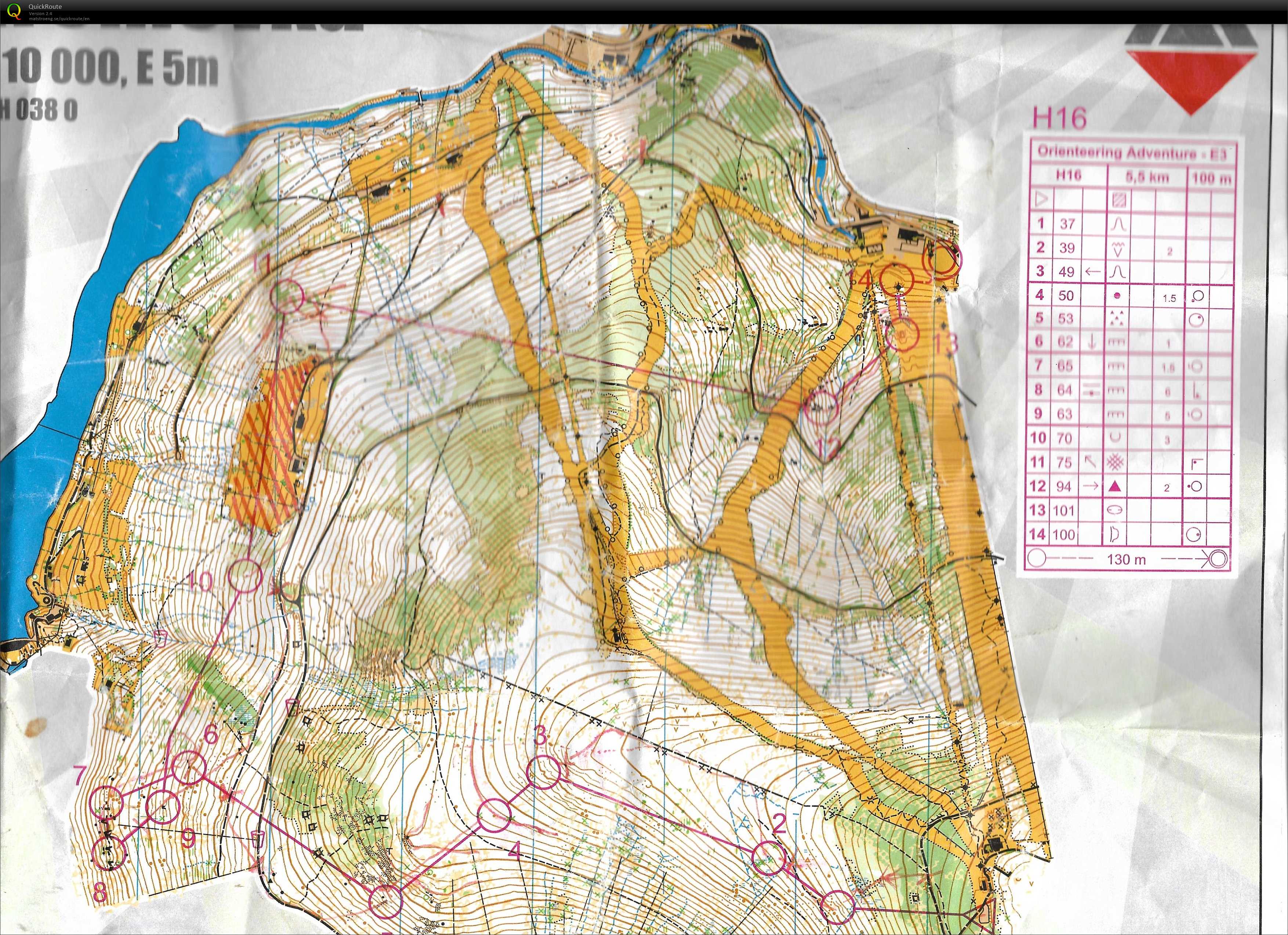 Orienteering adventure E3 H16 (09.08.2019)