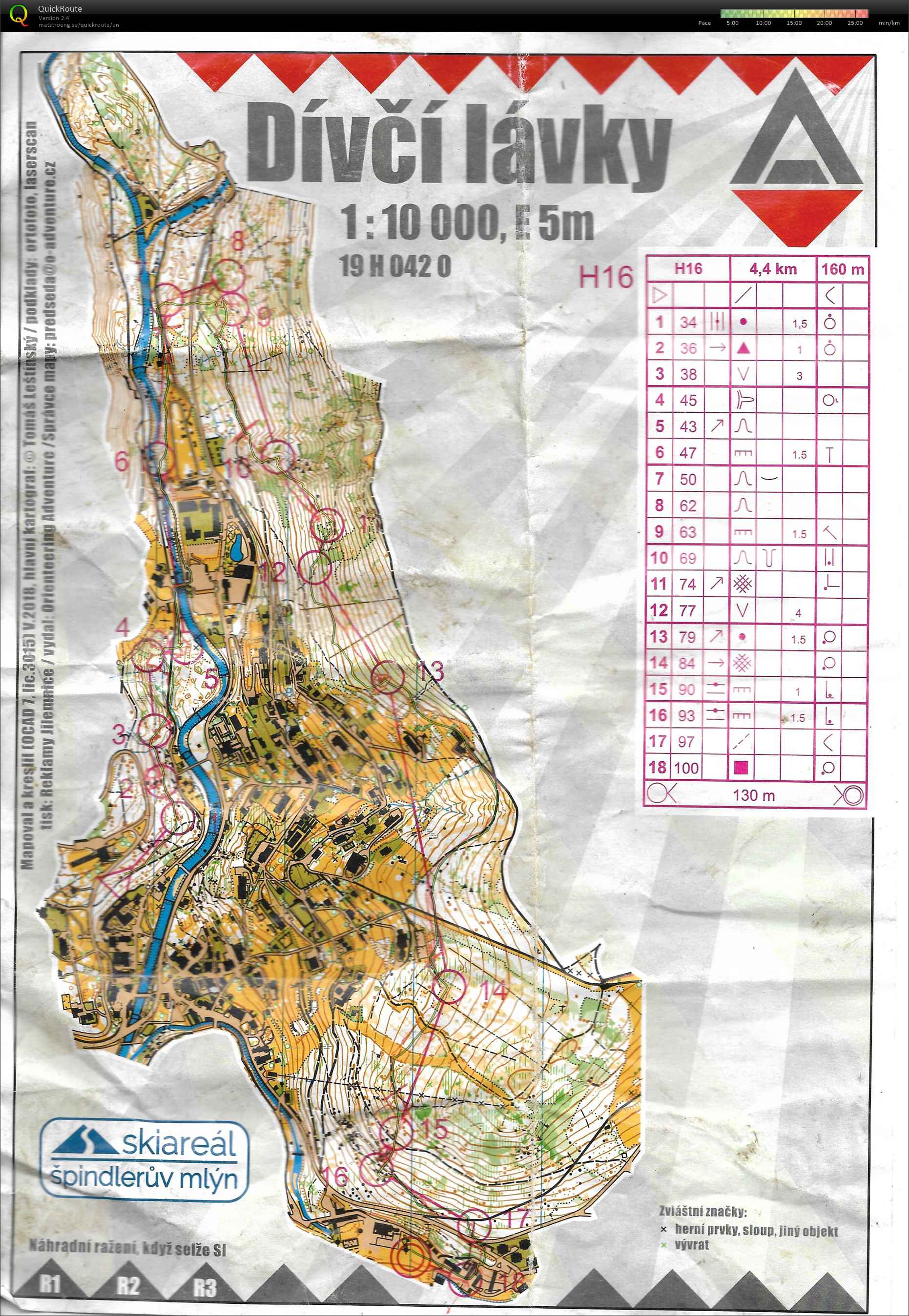 Orienteering adventure E5 H16 (11.08.2019)