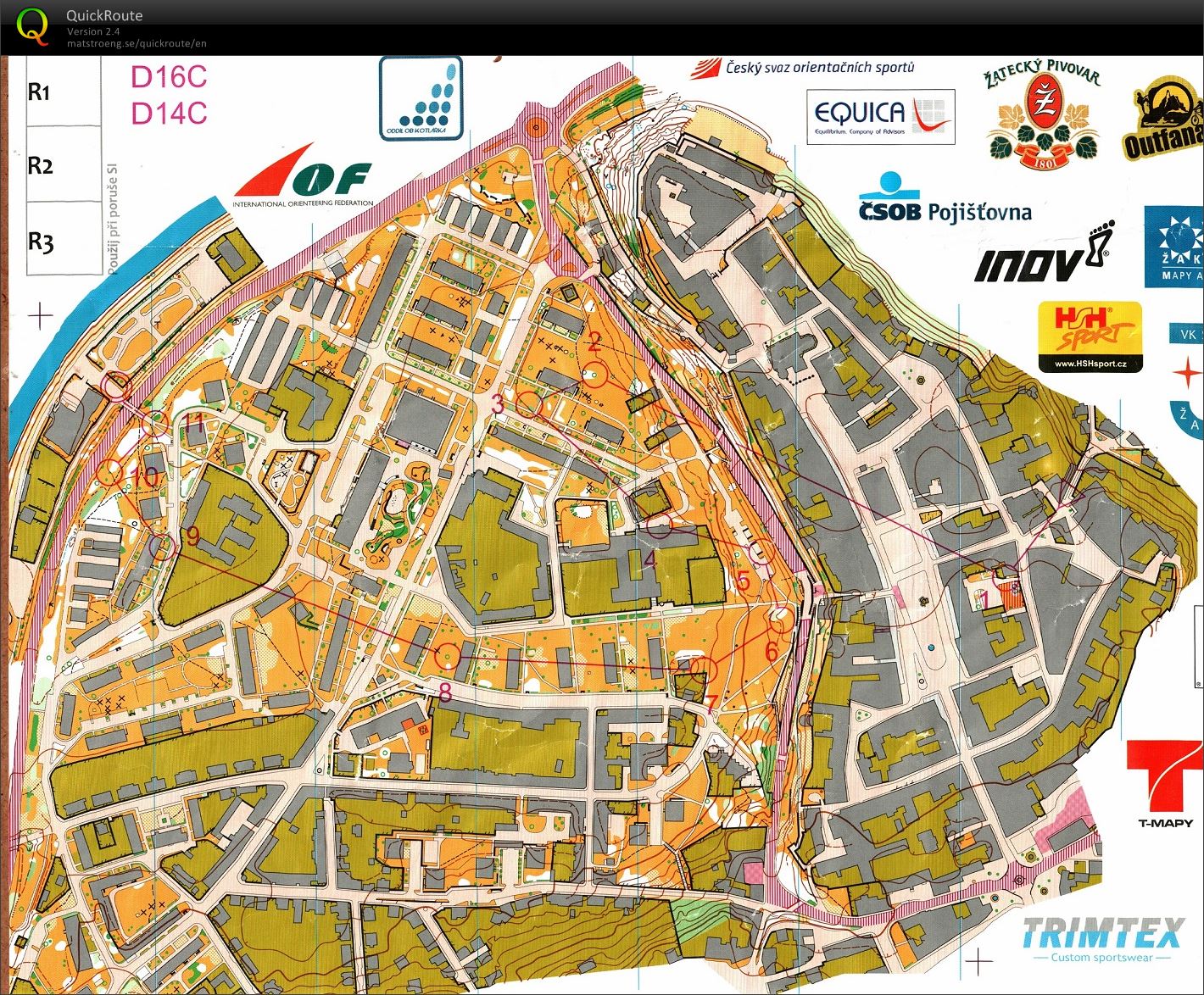 Český pohár, INOV-8 CUP - žebříček A (30.05.2015)