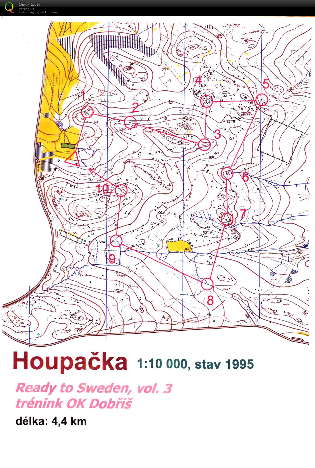 Vrstevnicovka Dubenec (08.04.2020)