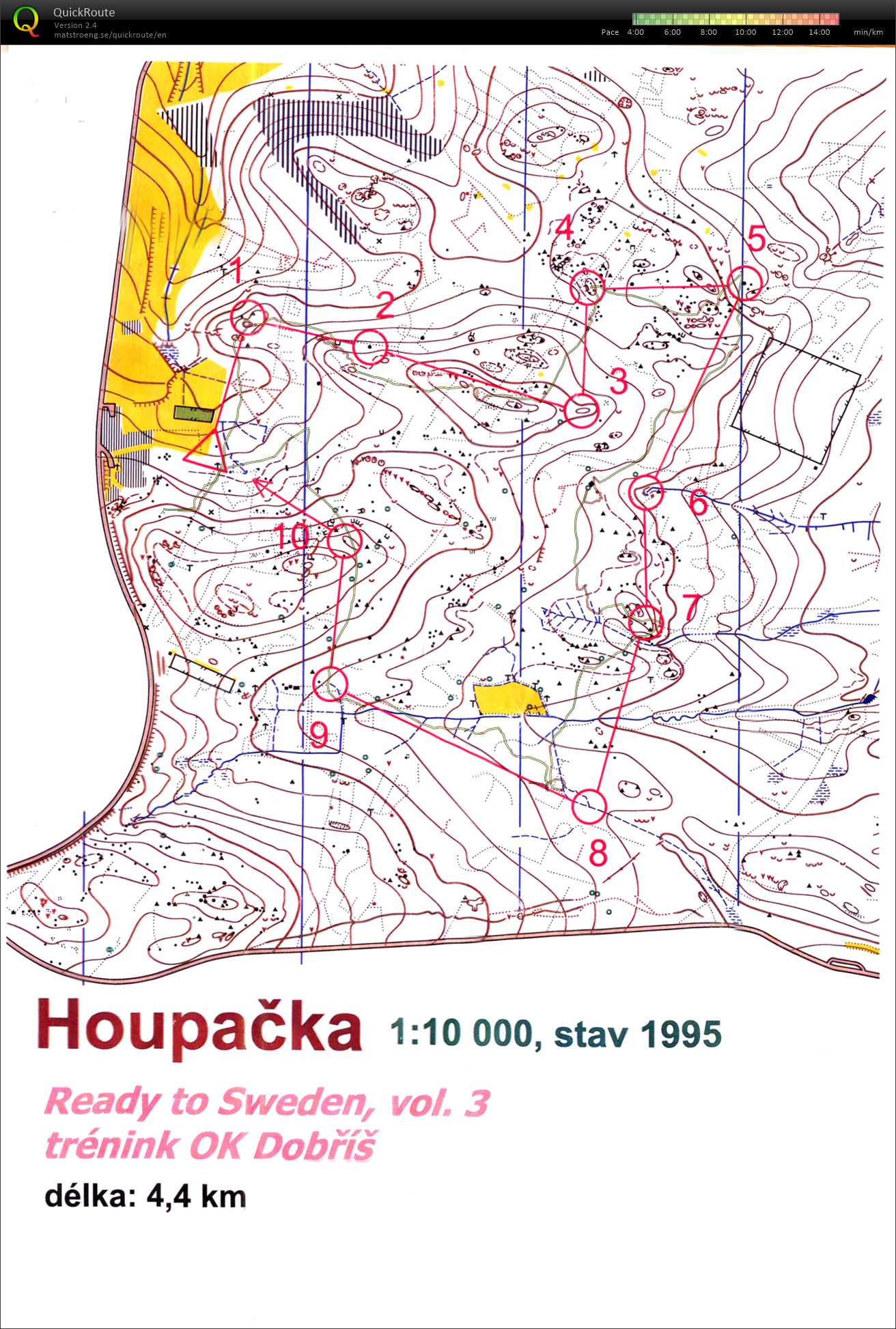 Vrstevnicovka Dubenec (08.04.2020)