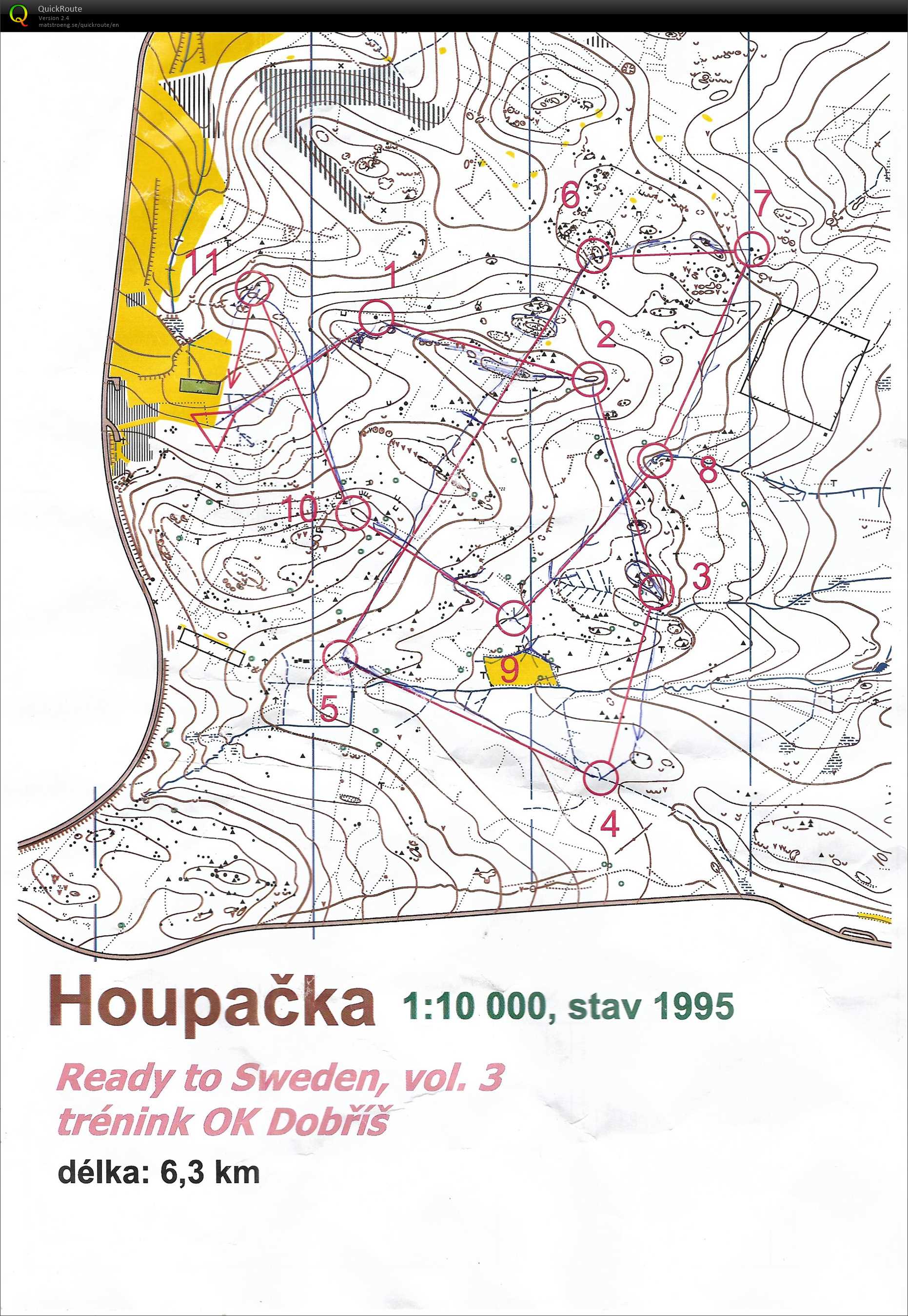 Vrstevnicovka na Houpačce (08.04.2020)