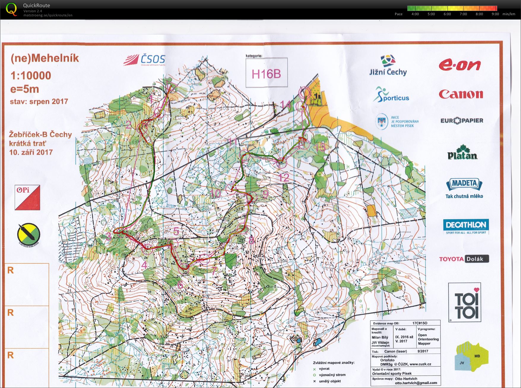 Covilikonoce 5 - Tréninkový závod Middle (12.04.2020)