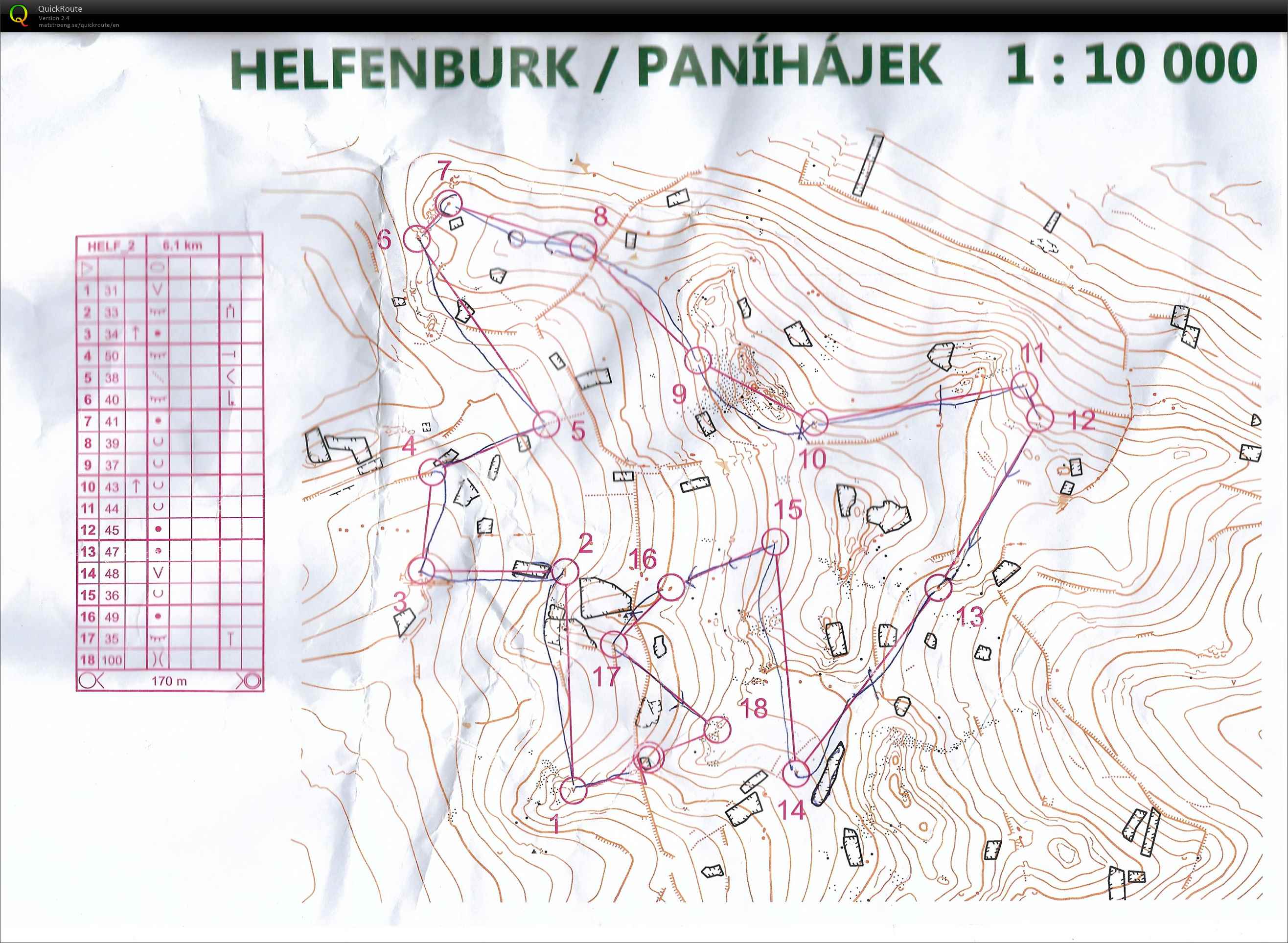 vrstevnicovka - Helfenburk (12.04.2020)