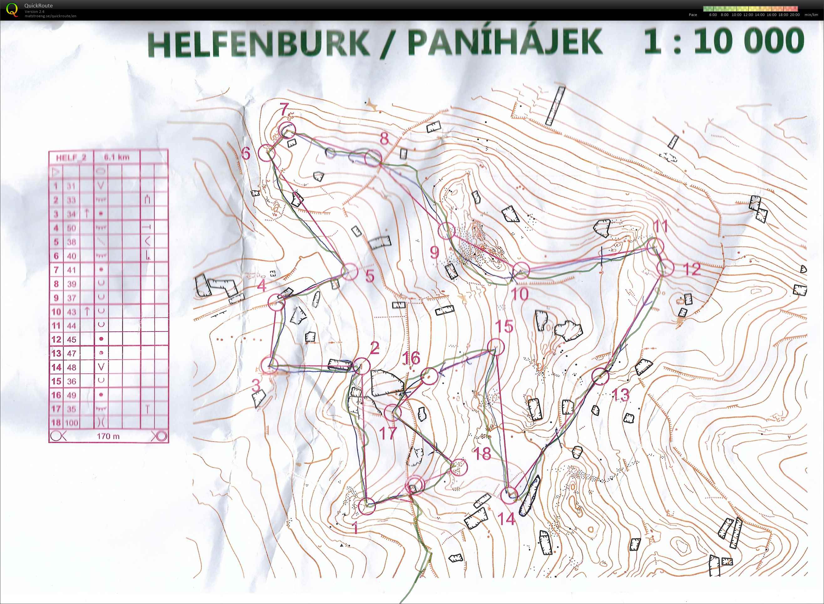 vrstevnicovka - Helfenburk (12.04.2020)