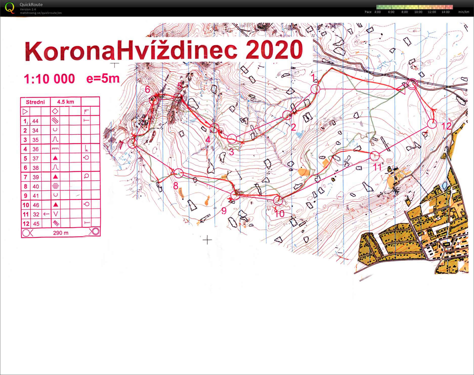 Vrstevnicovka na 1:15 000 (02.05.2020)