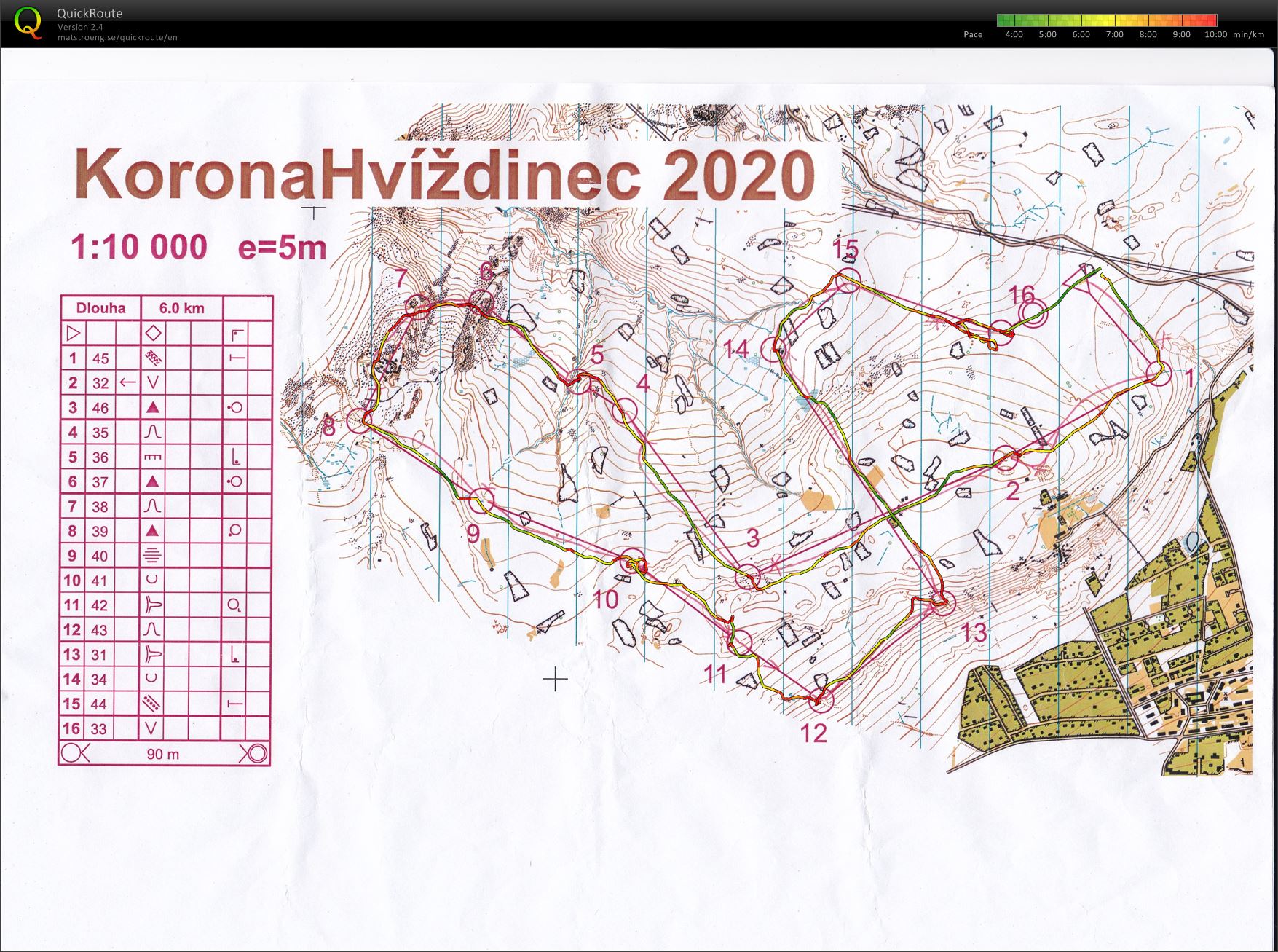 Vrstevnicovka lvl. 2 Hvíždinec (02.05.2020)