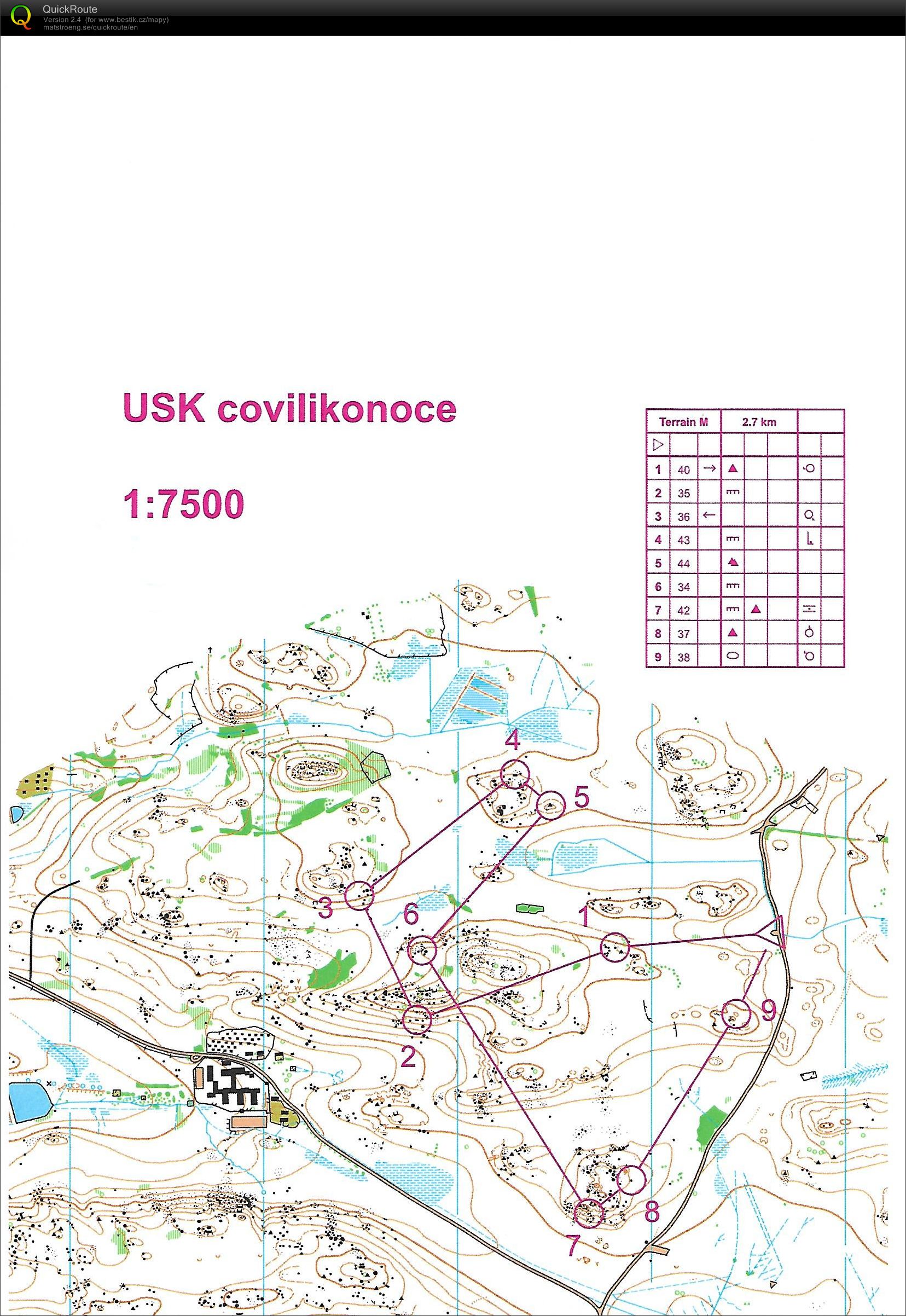 vrstevnicovka - Sklárna (2020-05-02)