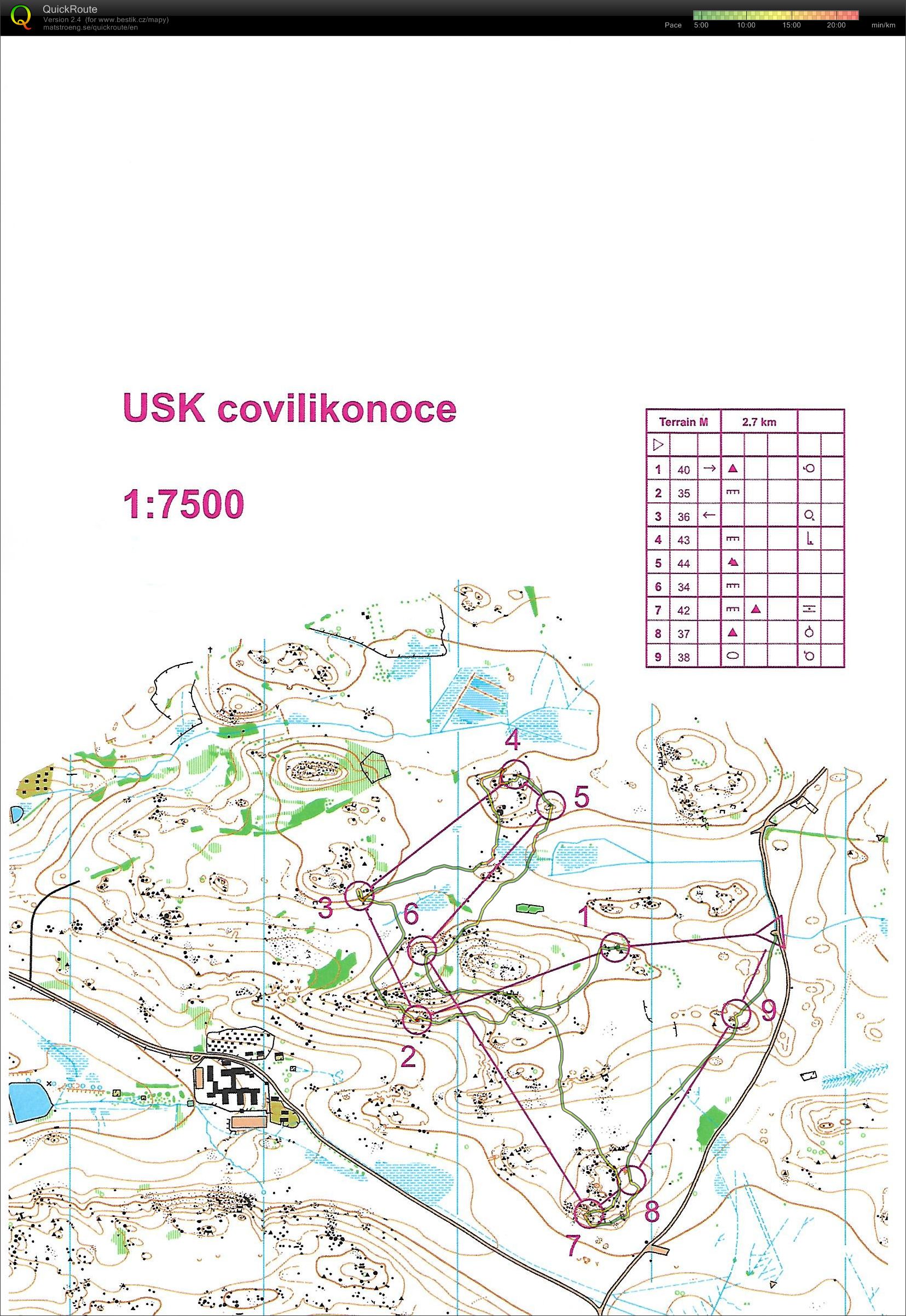 vrstevnicovka - Sklárna (2020-05-02)