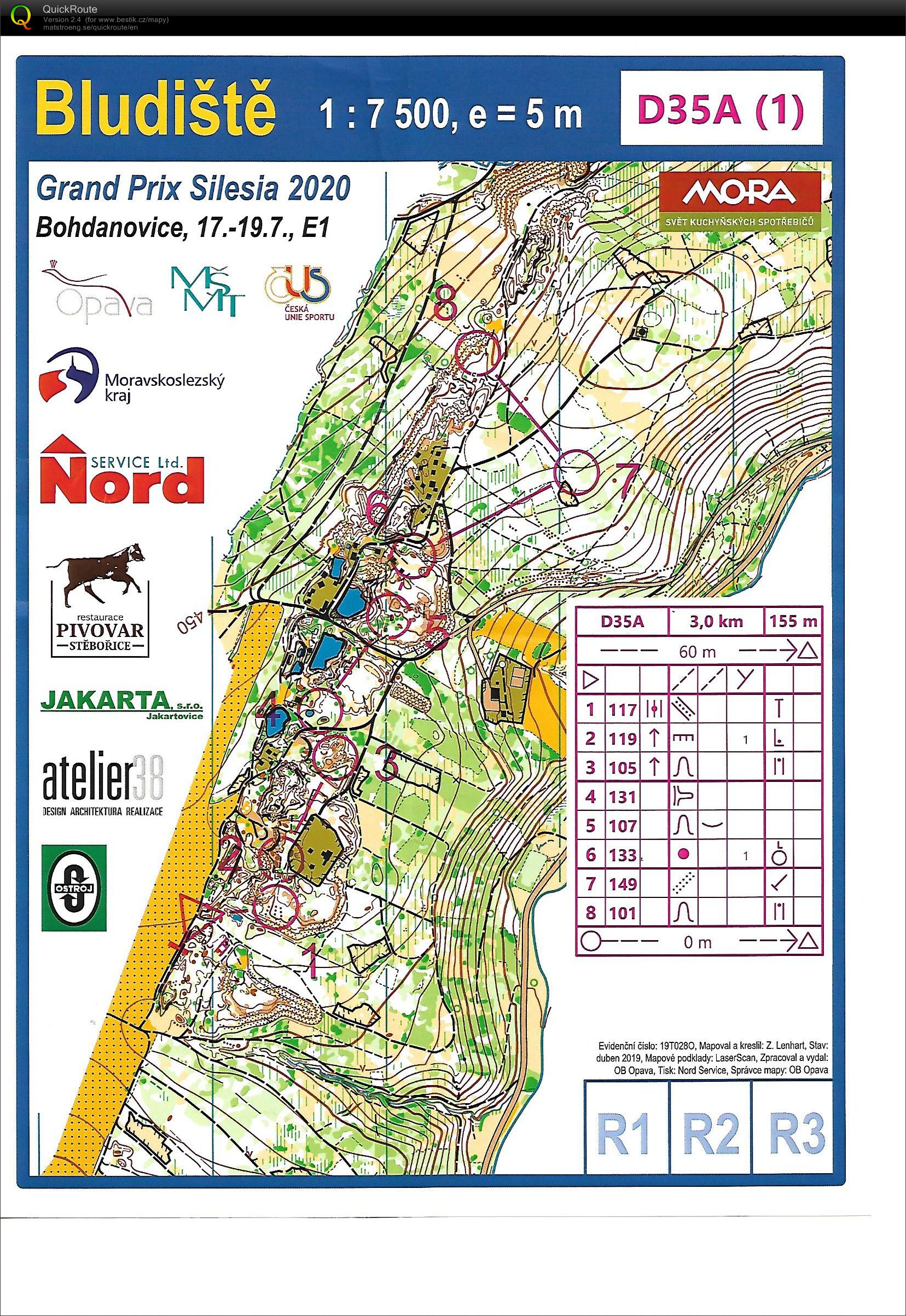 Grand Prix Silesia - 1.etapa - 1. část mapy (17.07.2020)