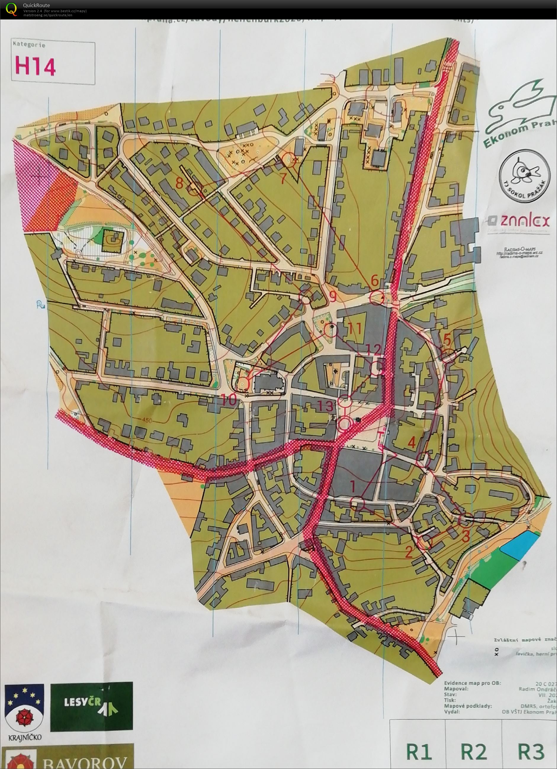 Helfenburk sprint (22.08.2020)