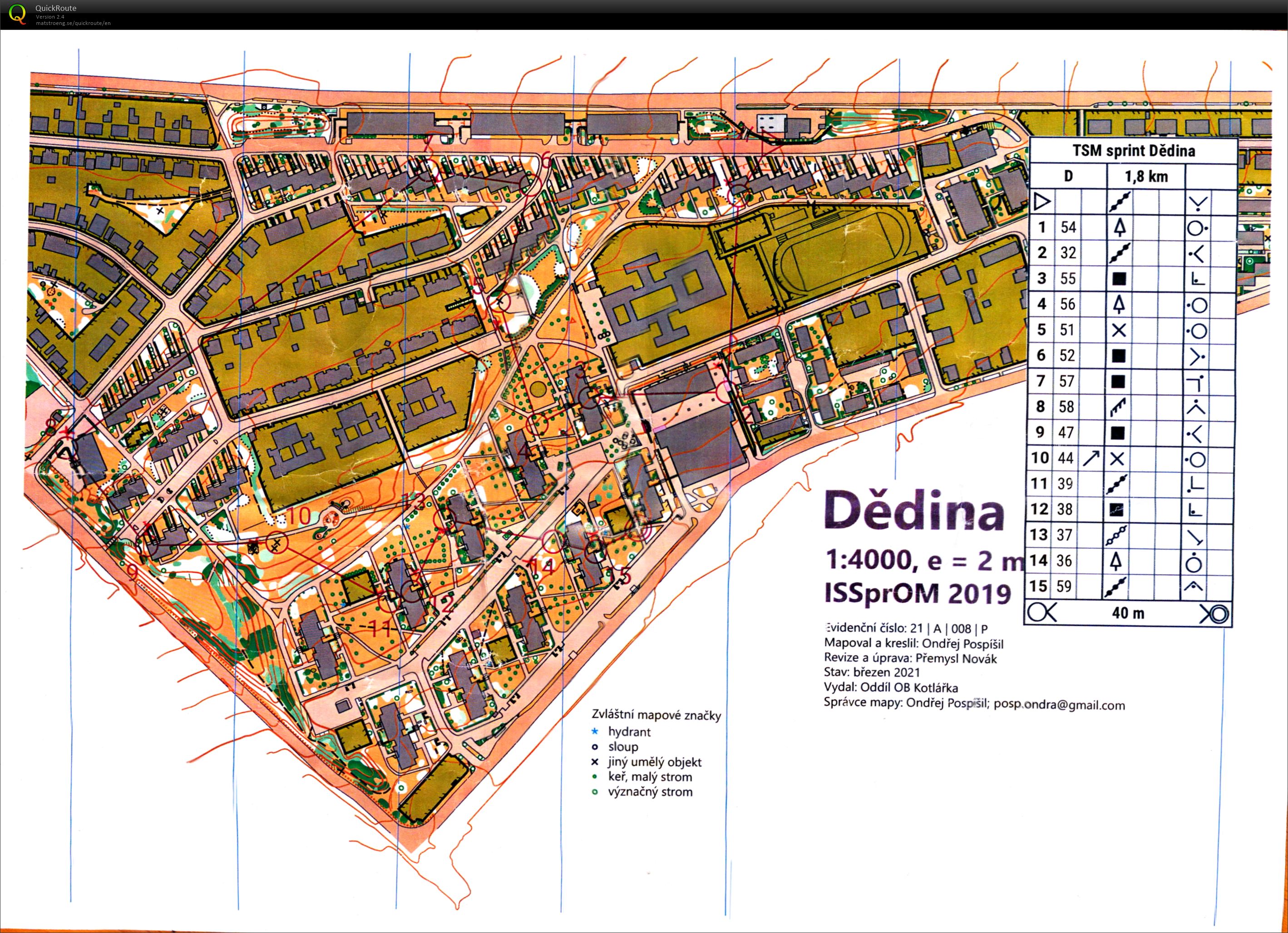 Městský sprint #3 Dědina (14.04.2021)