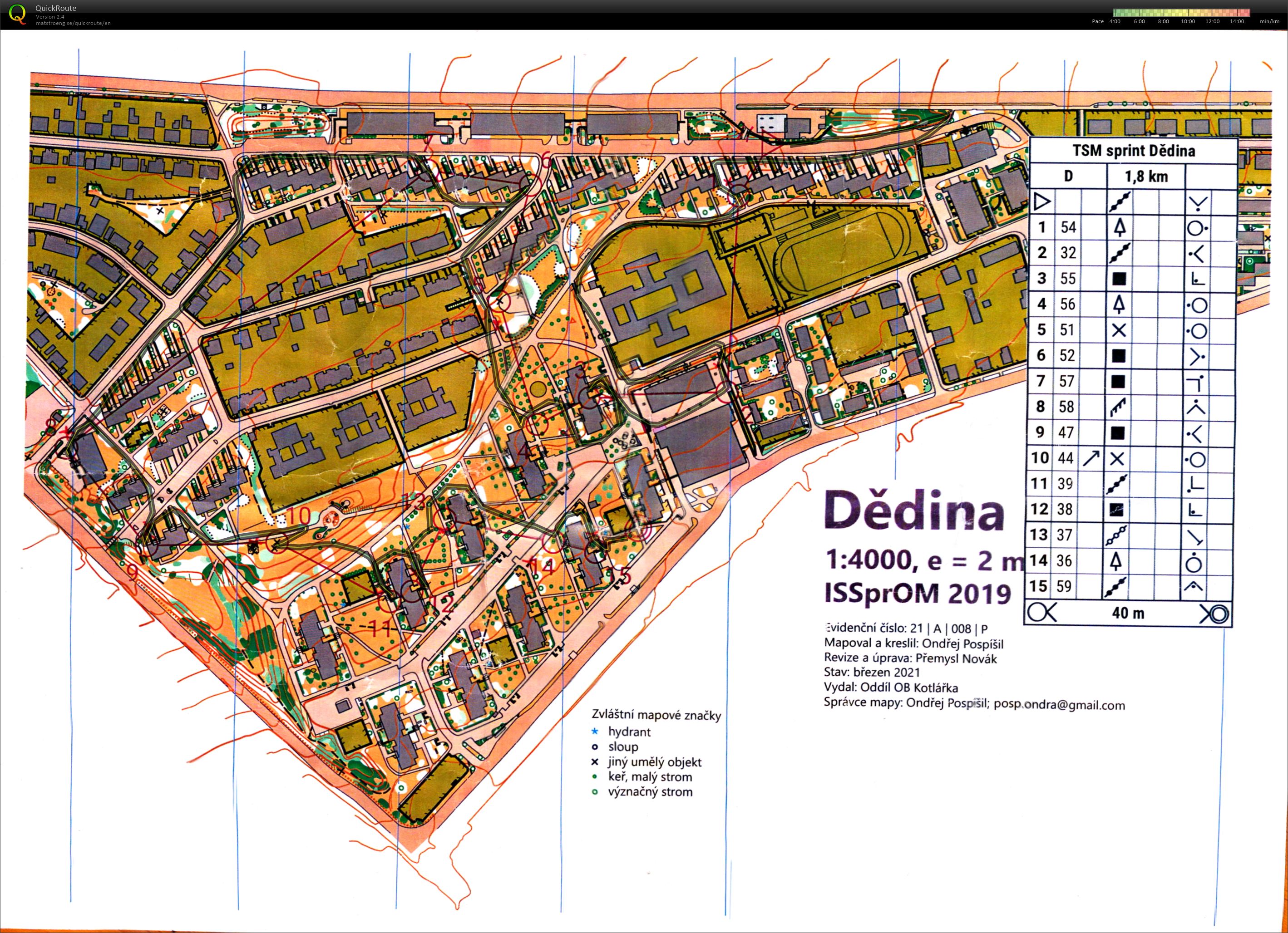 Městský sprint #3 Dědina (14.04.2021)