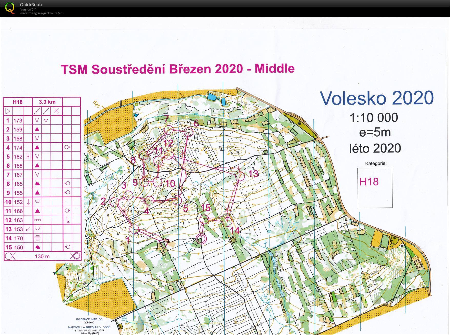 TSM Žihle 2 Tréninkový závod middle (24.04.2021)