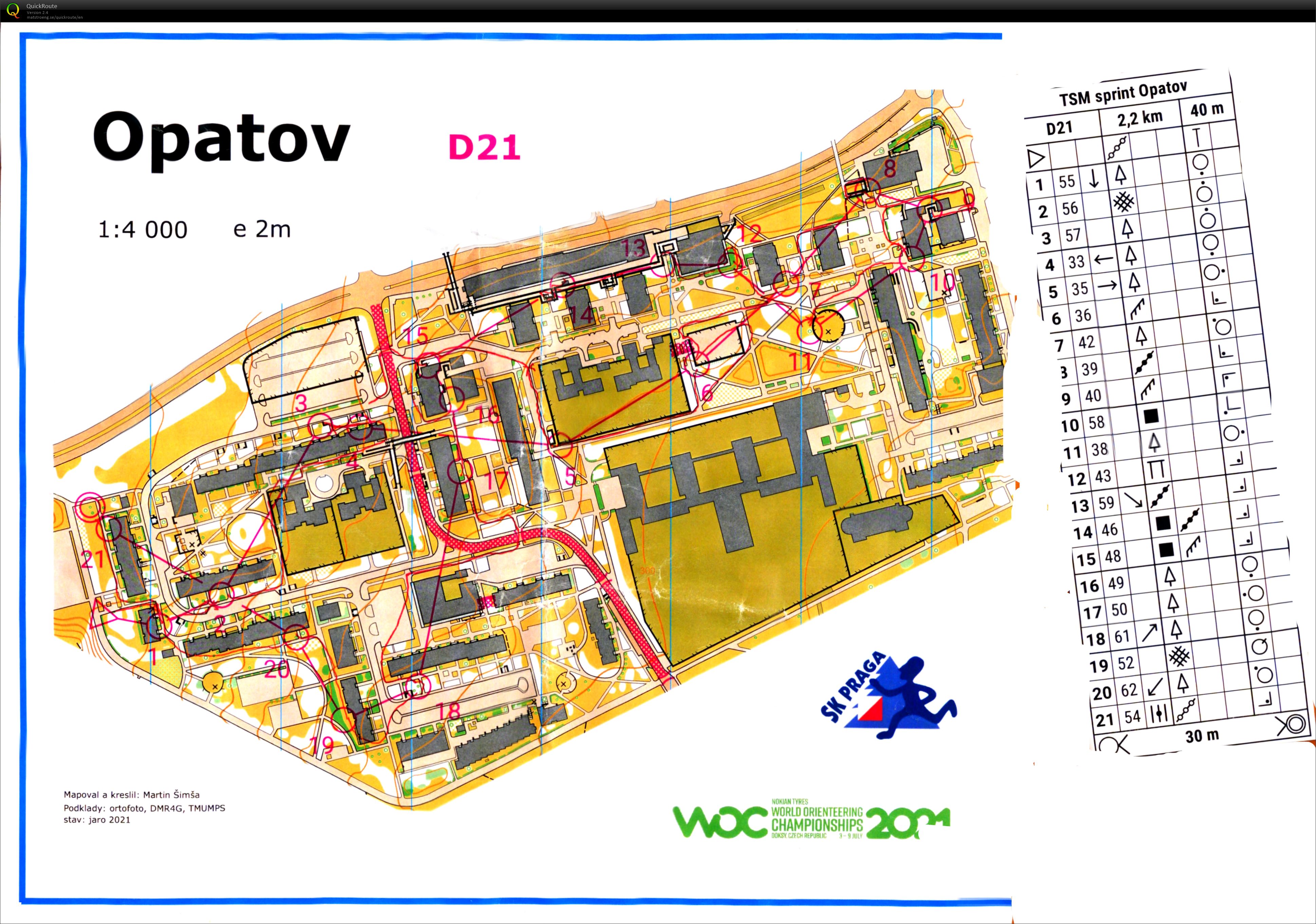 Městský sprint #5 Opatov (29.04.2021)