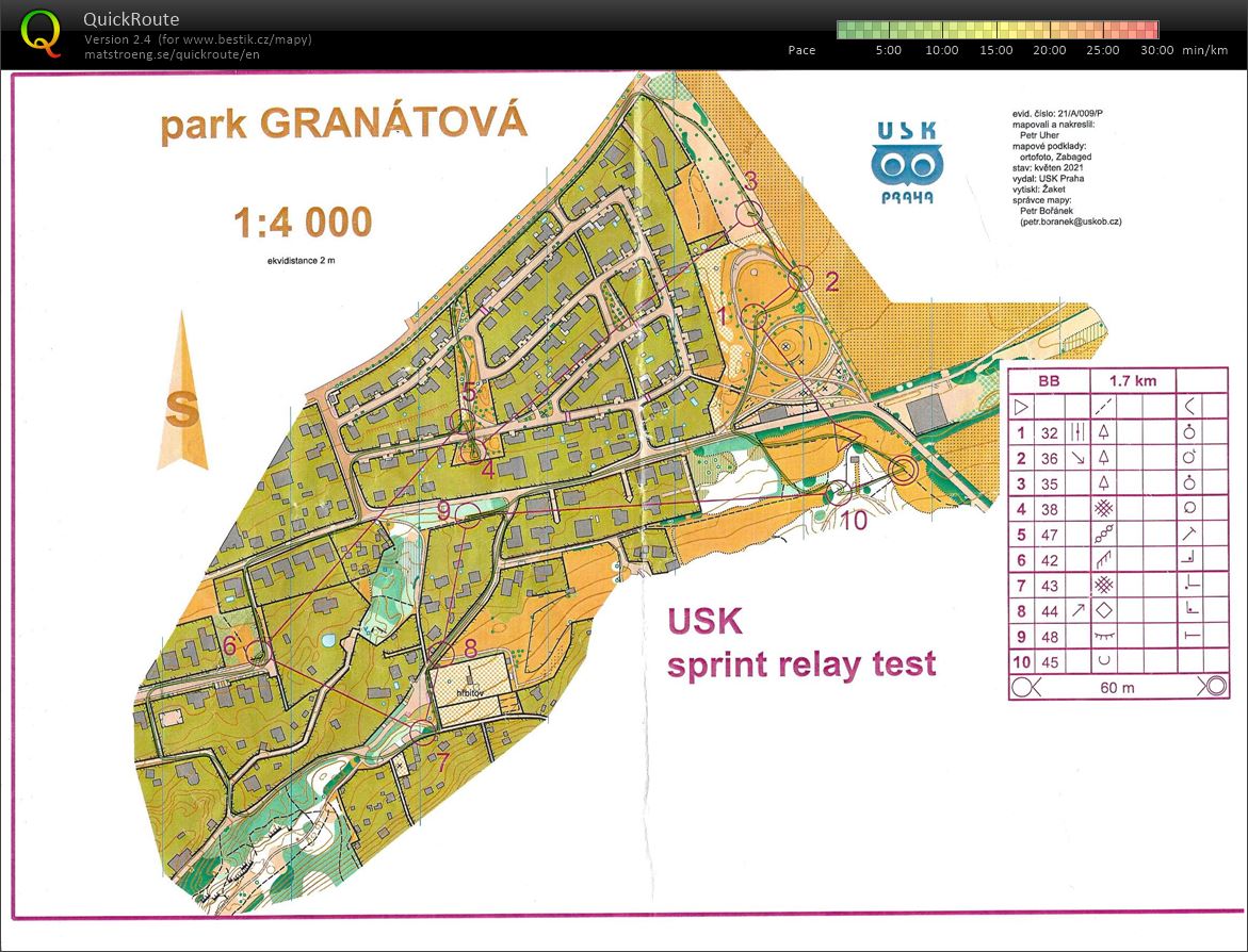 Slivenec sprint relay leg2 (19.05.2021)