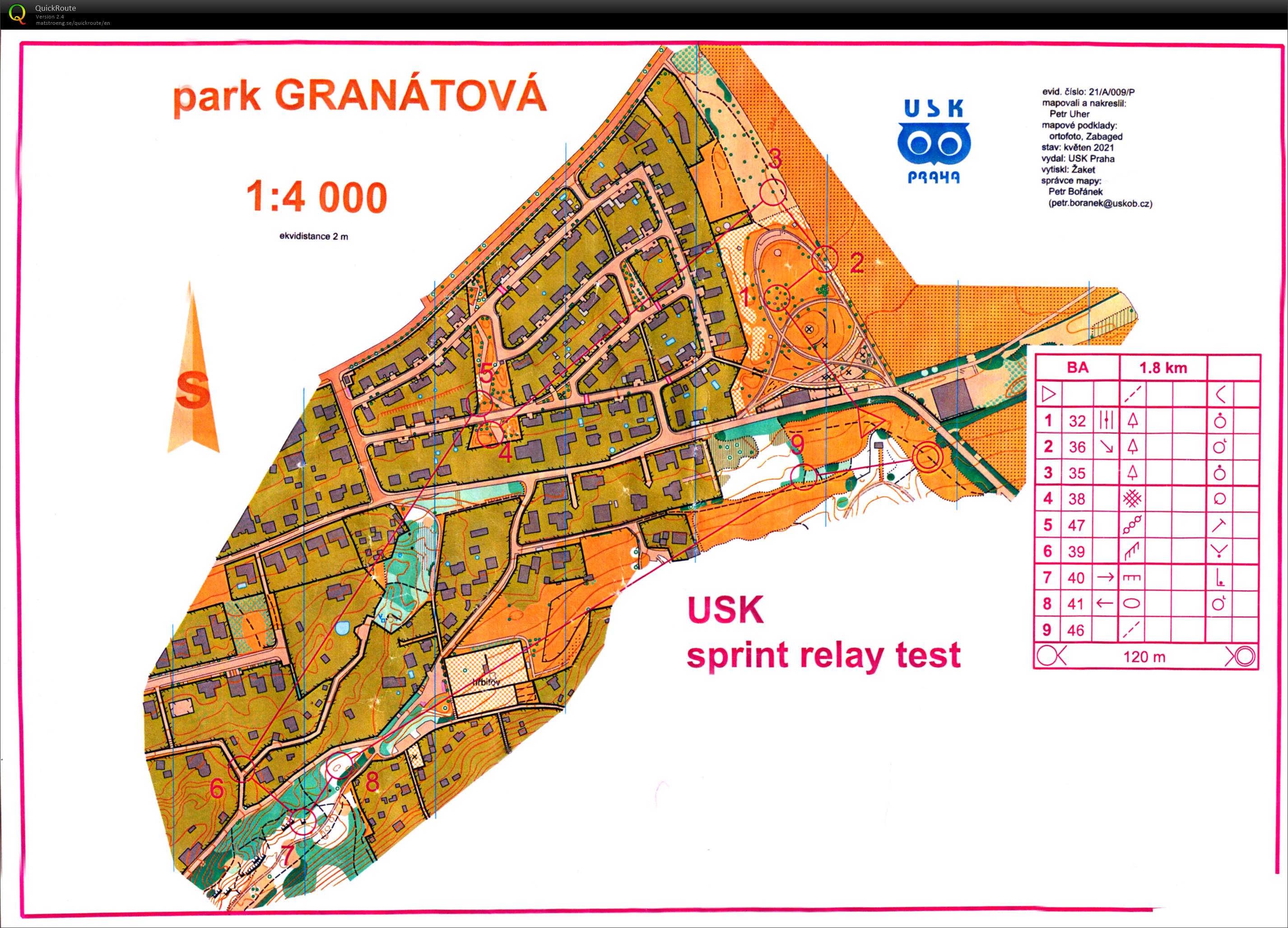 Usk sprintové štafetky 1 (19.05.2021)