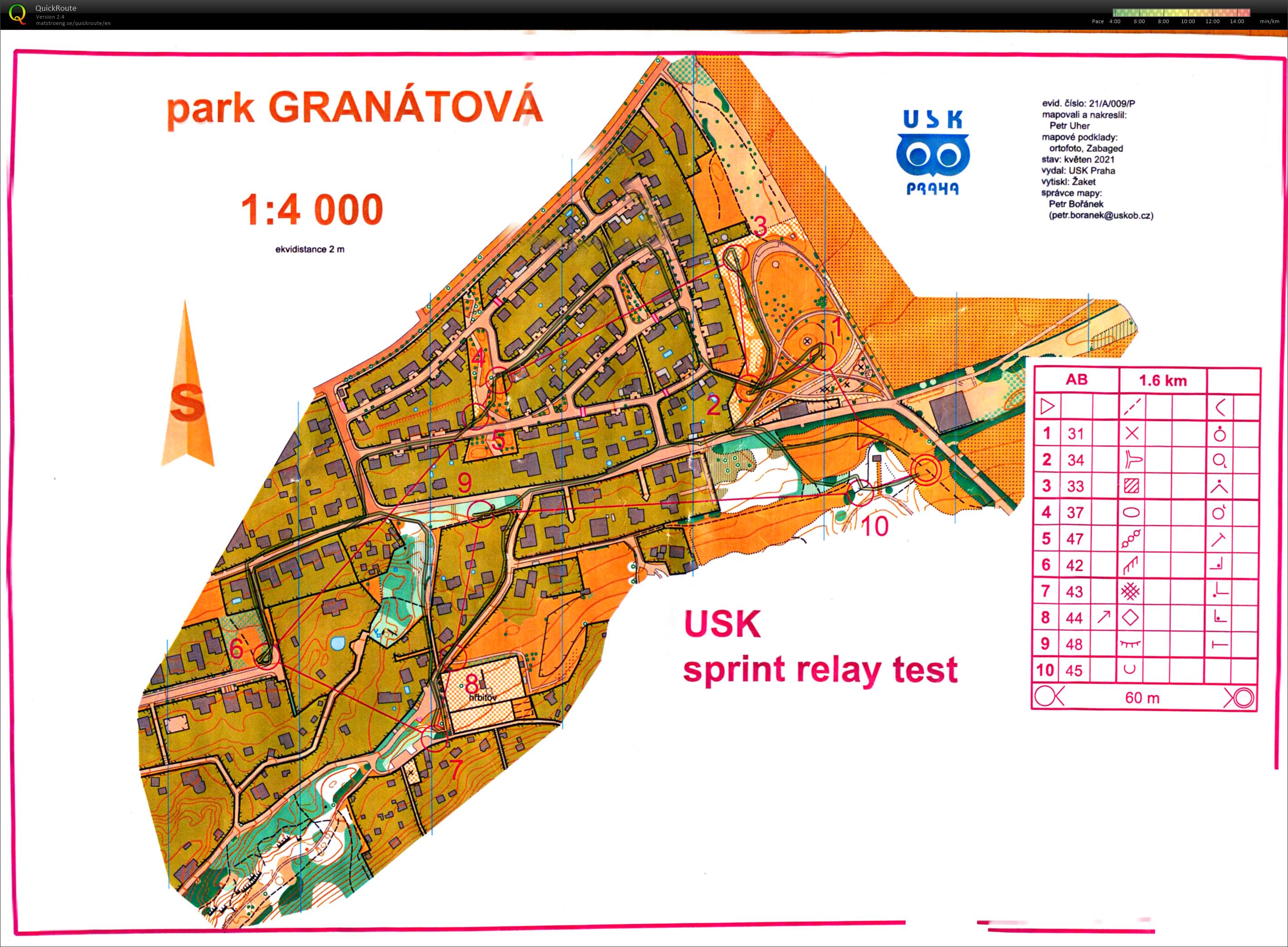 Usk sprintové štafetky 2. (19.05.2021)