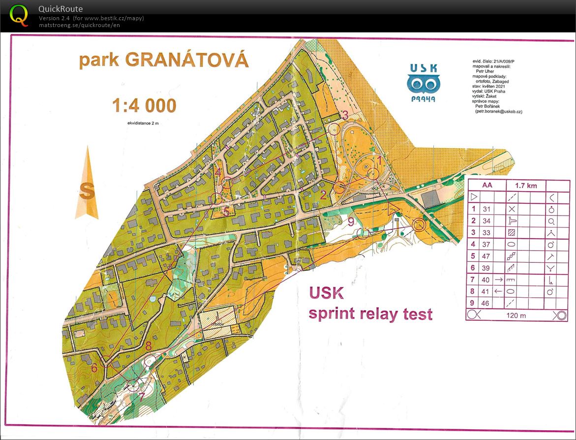 Slivenec sprint relay leg1 (19.05.2021)