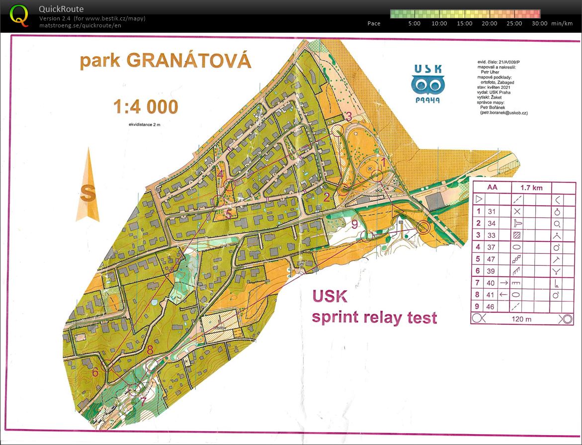 Slivenec sprint relay leg1 (19.05.2021)