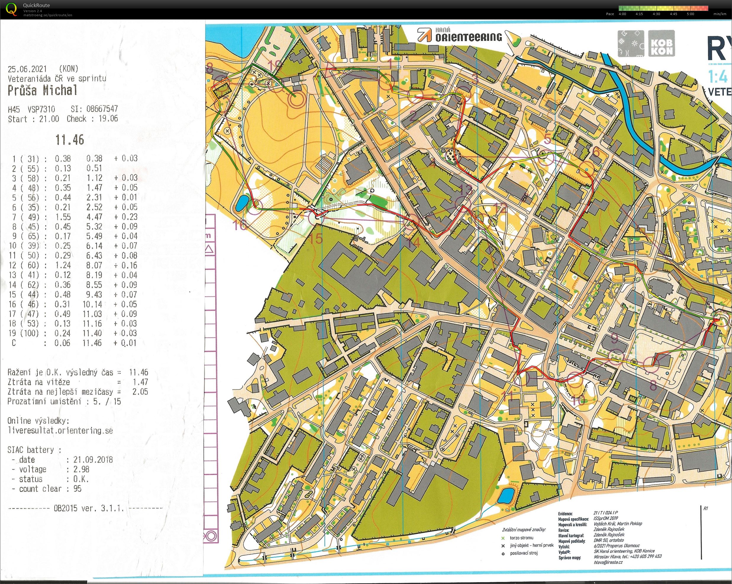 MČR Sprint (25.06.2021)