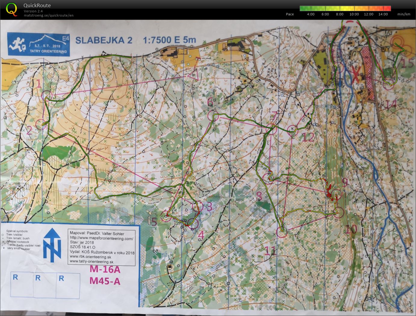 Tatry orienteering 2018 - E4 (08.07.2018)