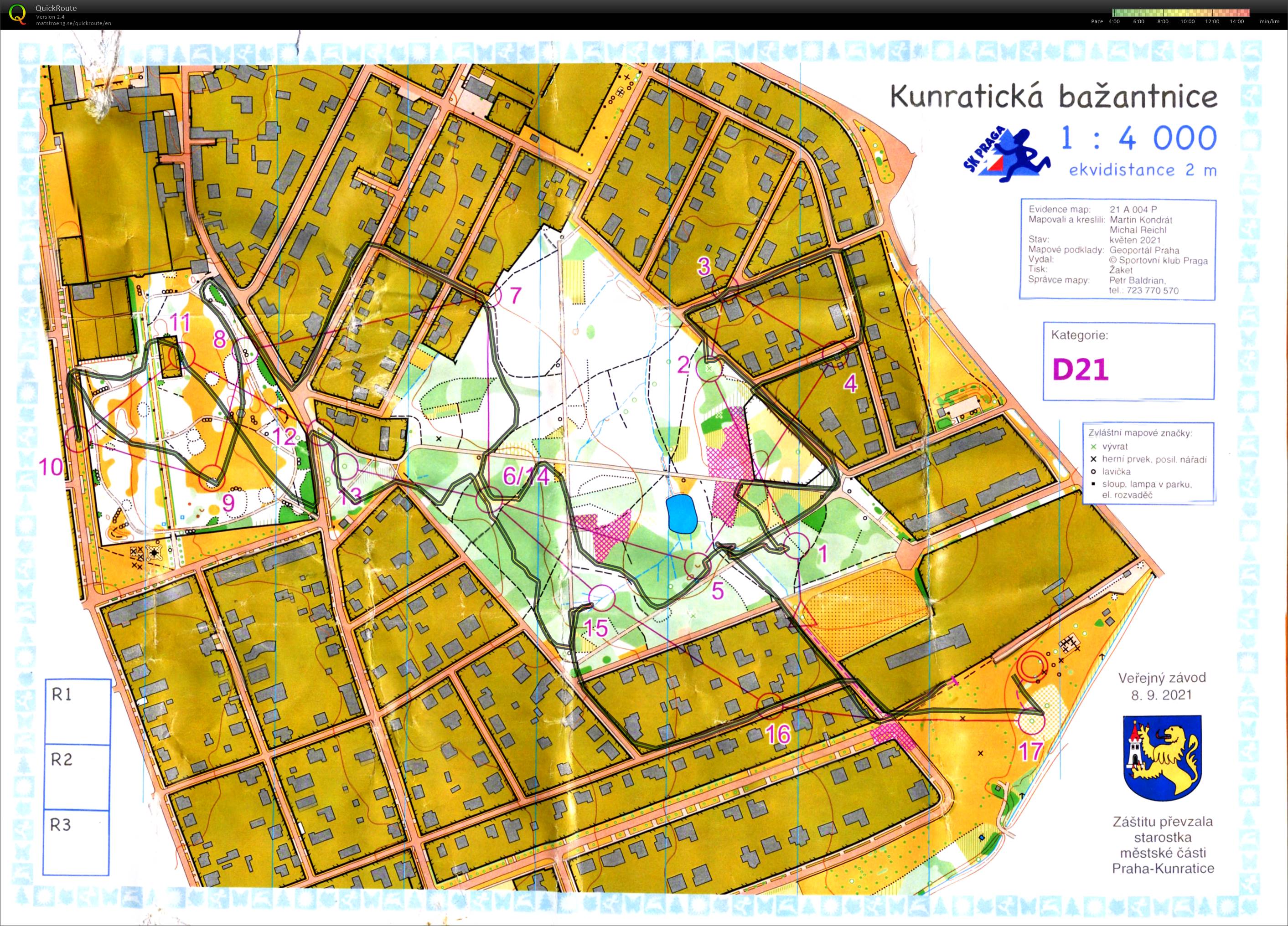 městský sprint Kunratice (08.09.2021)