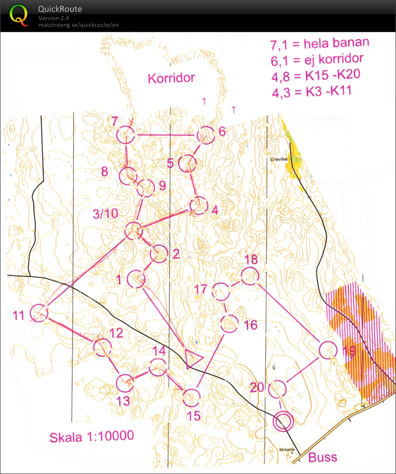 Kurvbild Västra Lägern (21.09.2021)