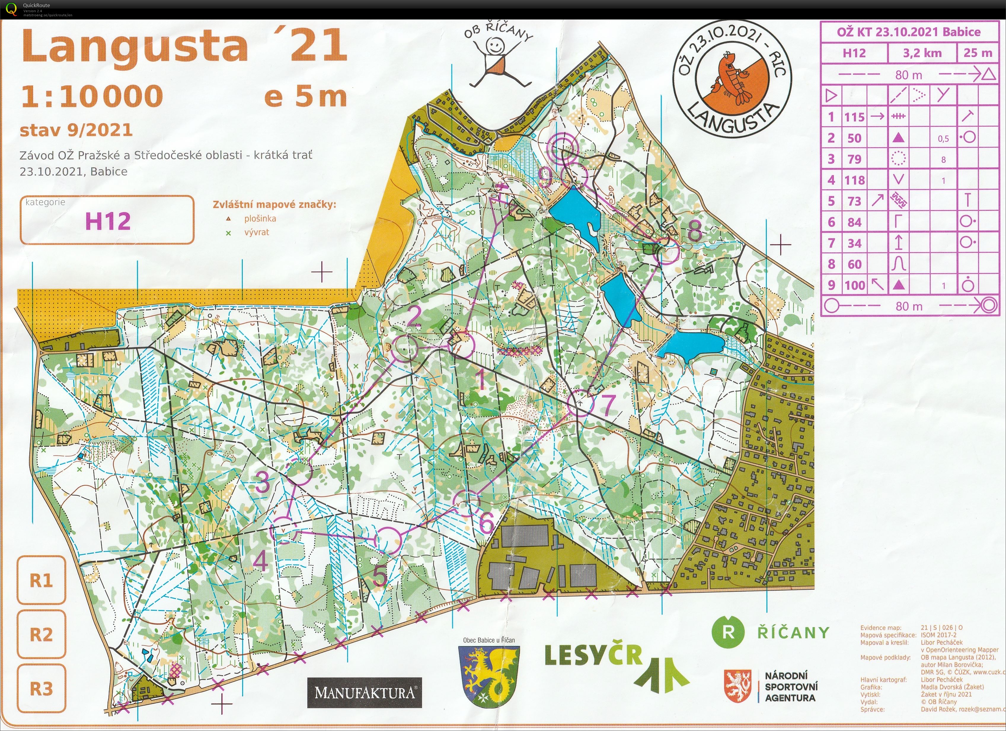 Závod OŽ Pražská a Středočeská oblast - krátká trať (23.10.2021)