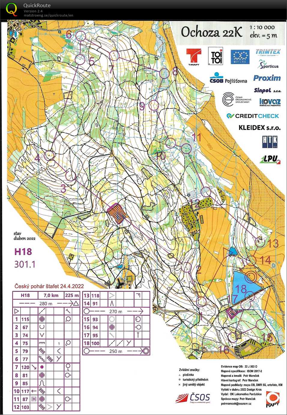 ČPŠ NMNM 1. úsek neděle (24.04.2022)