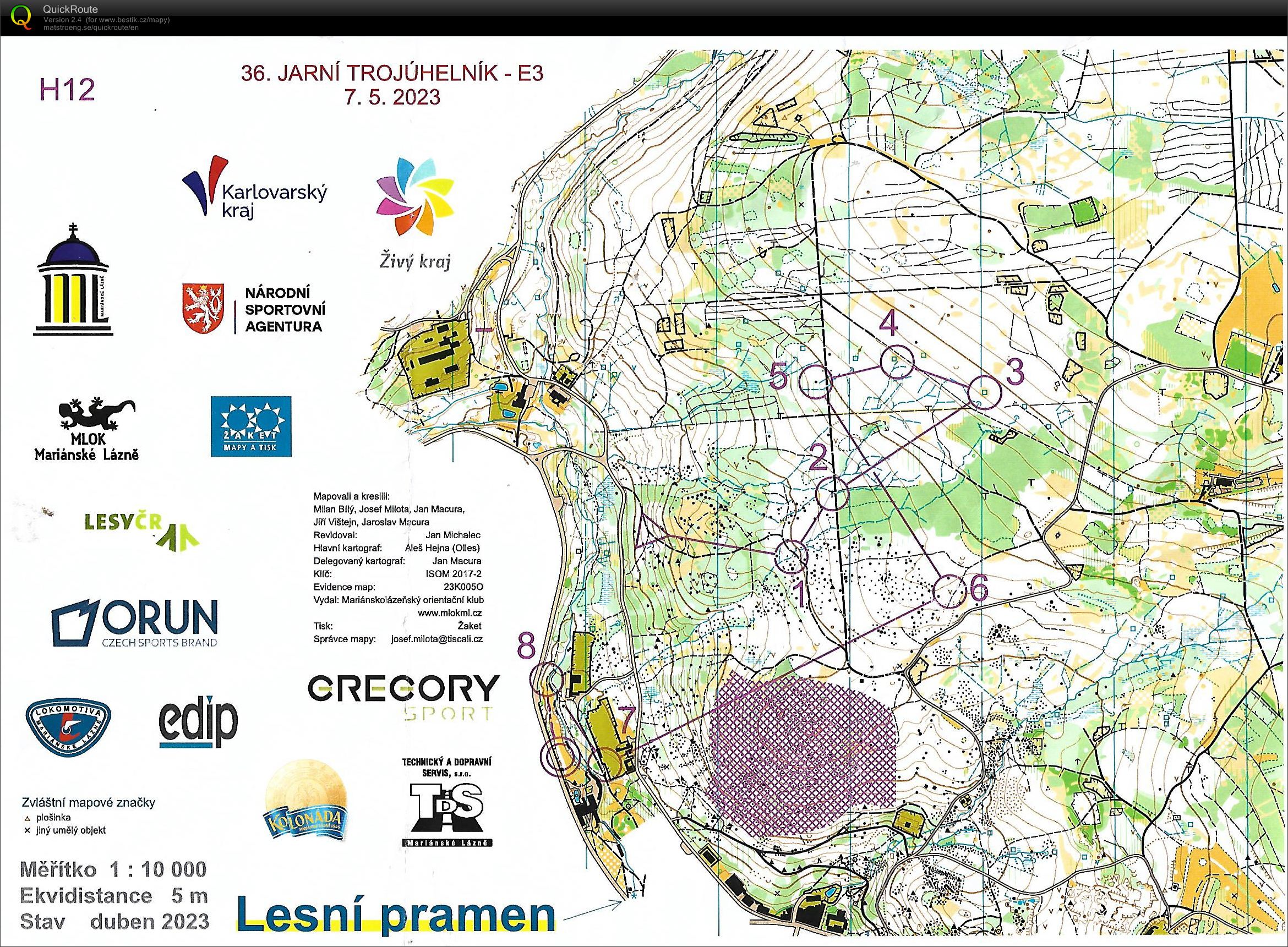 Jarní trojuhelnik E3 (07.05.2023)