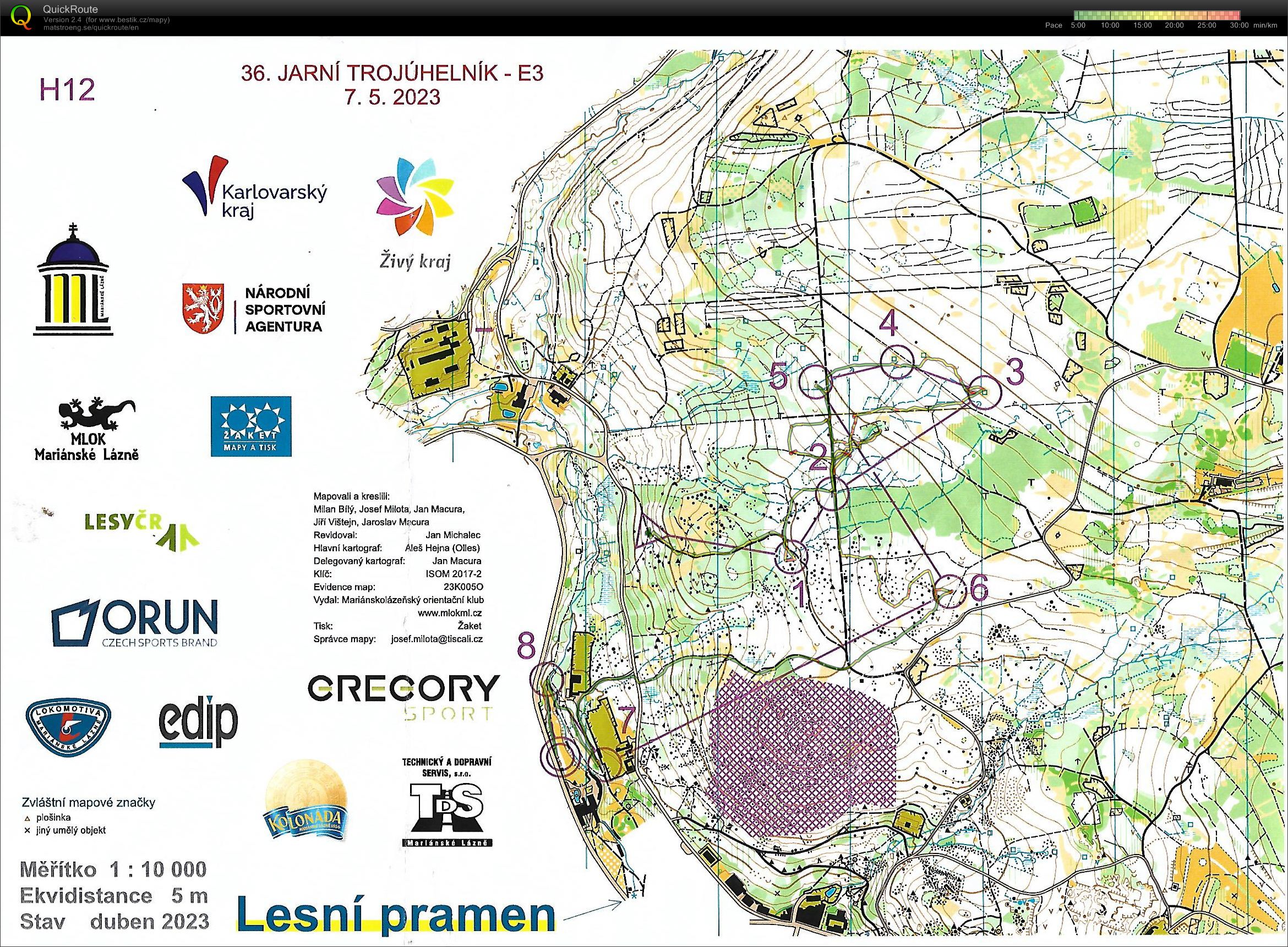 Jarní trojuhelnik E3 (07.05.2023)