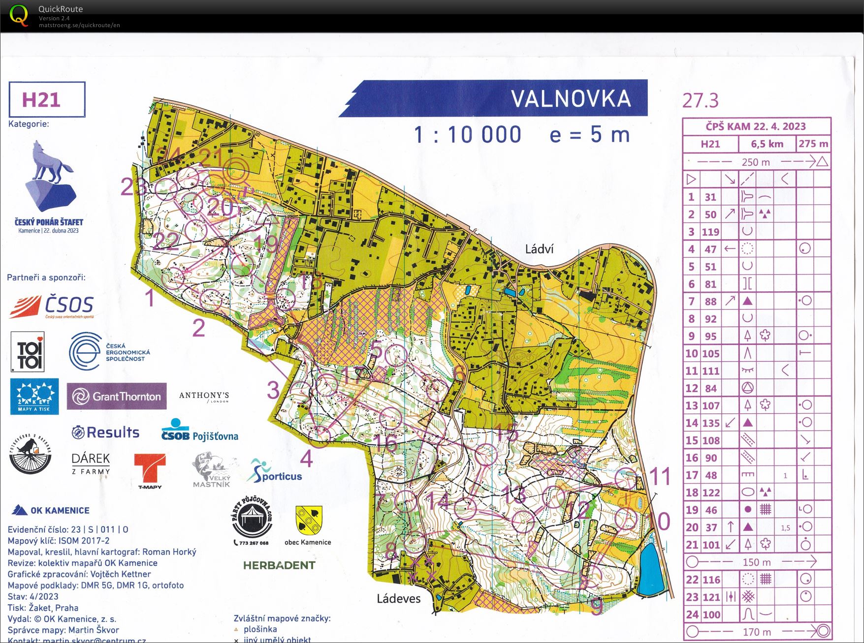 ČPŠ Kamenice Sobota (22.04.2023)