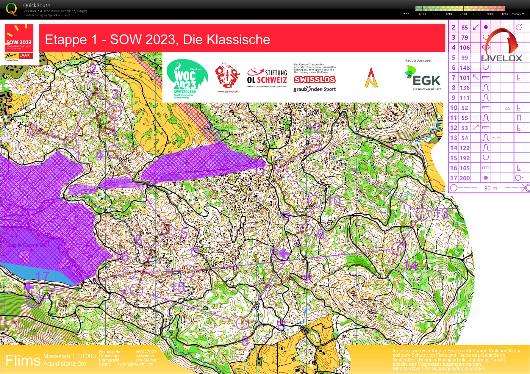 Swiss-O-Week 2023 Etappe 1 (16.07.2023)