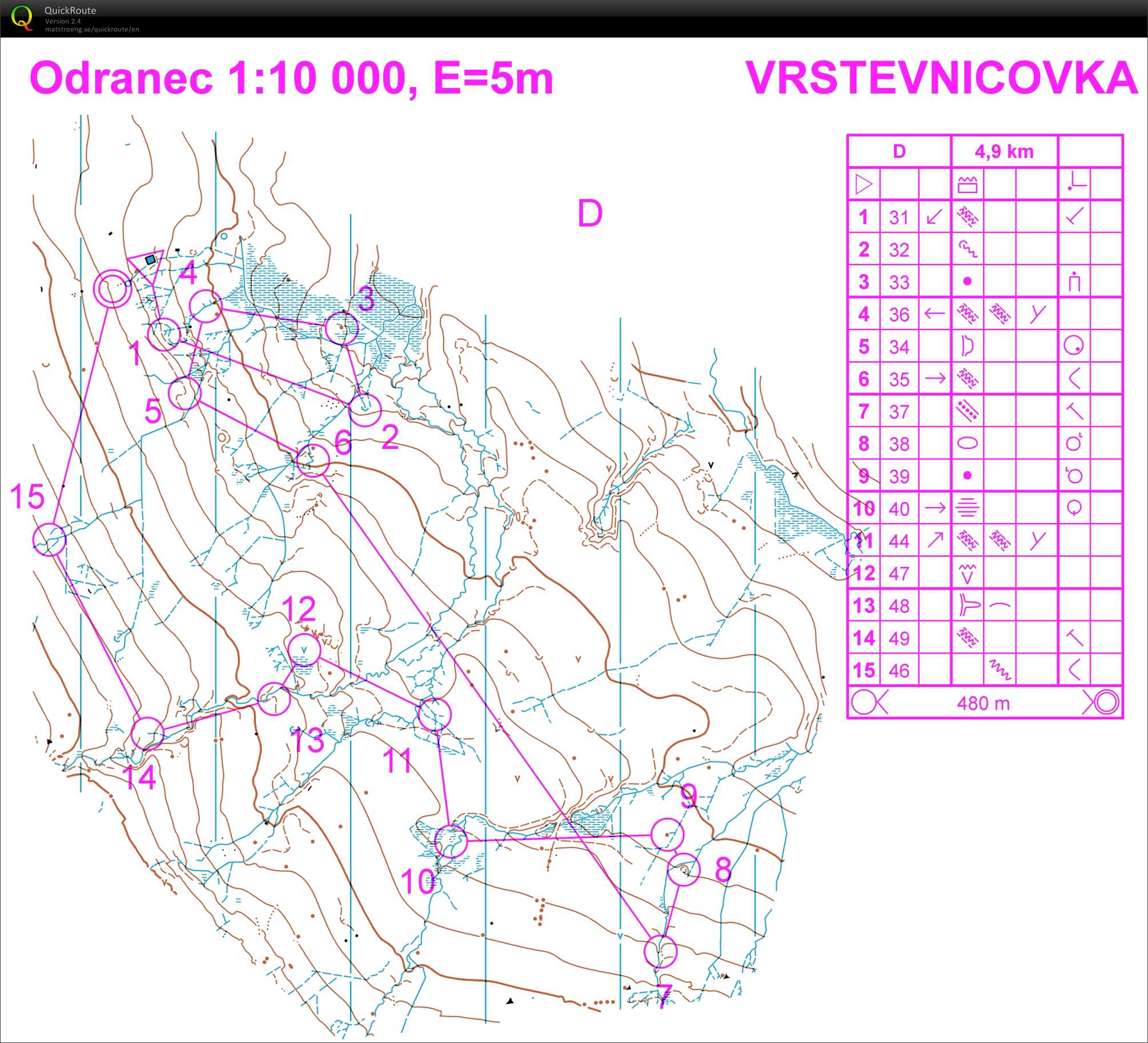 Vrstevnicovka (13.04.2017)